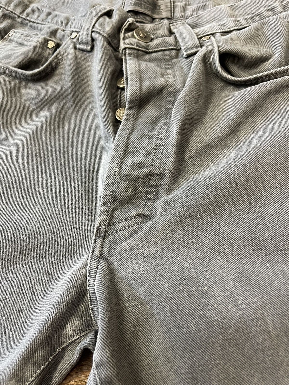 Versace Jeans Couture Vintage Versace Jeans Couture Gray Denim Jeans – IT 46 / W32 Size US 31 - 19 Thumbnail