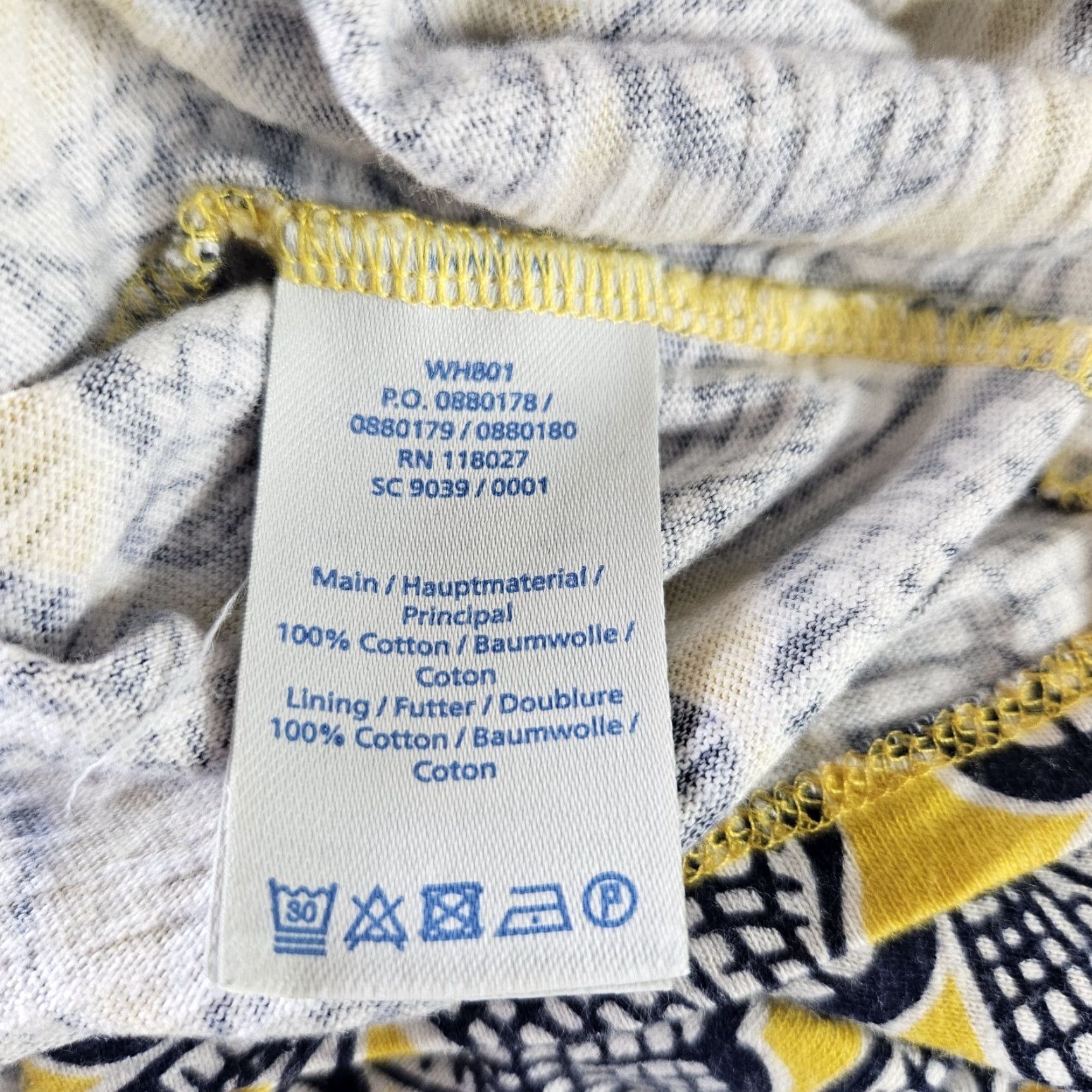 Boden Boden Womens Claire Slub Knit Sundress Dress Short Sleeveless Scoop Neck Pullover Casual Summer Regular Size 2 Blue Yellow Seashells Size XS / US 0-2 / IT 36-38 - 4 Thumbnail
