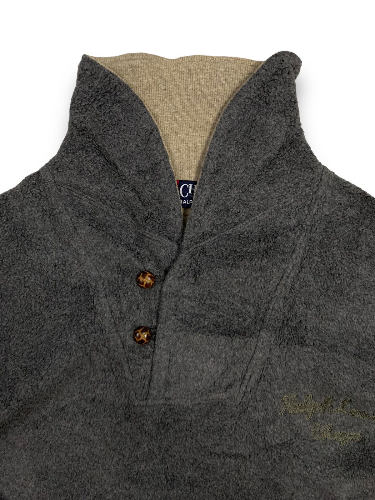 Ralph Lauren Vintage Chaps Ralph Lauren Embroidered Fleece Sweatshirt Size US L / EU 52-54 / 3 - 5 Thumbnail