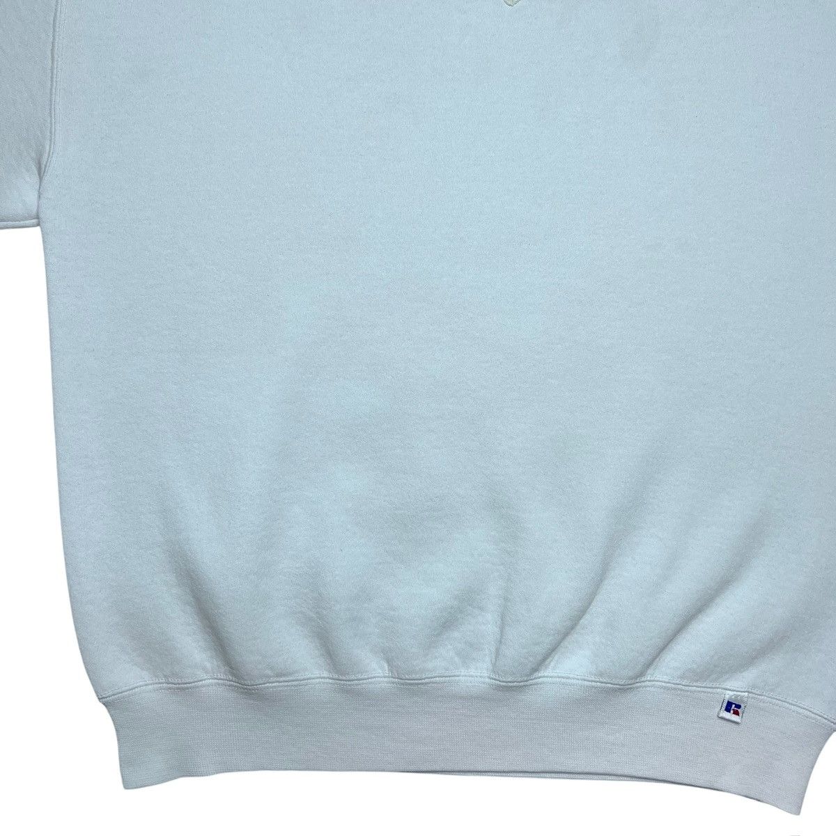Russell Athletic Vintage 1990s Russell Athletic White USA Blank Sweatshirt Size US XL / EU 56 / 4 - 8 Thumbnail