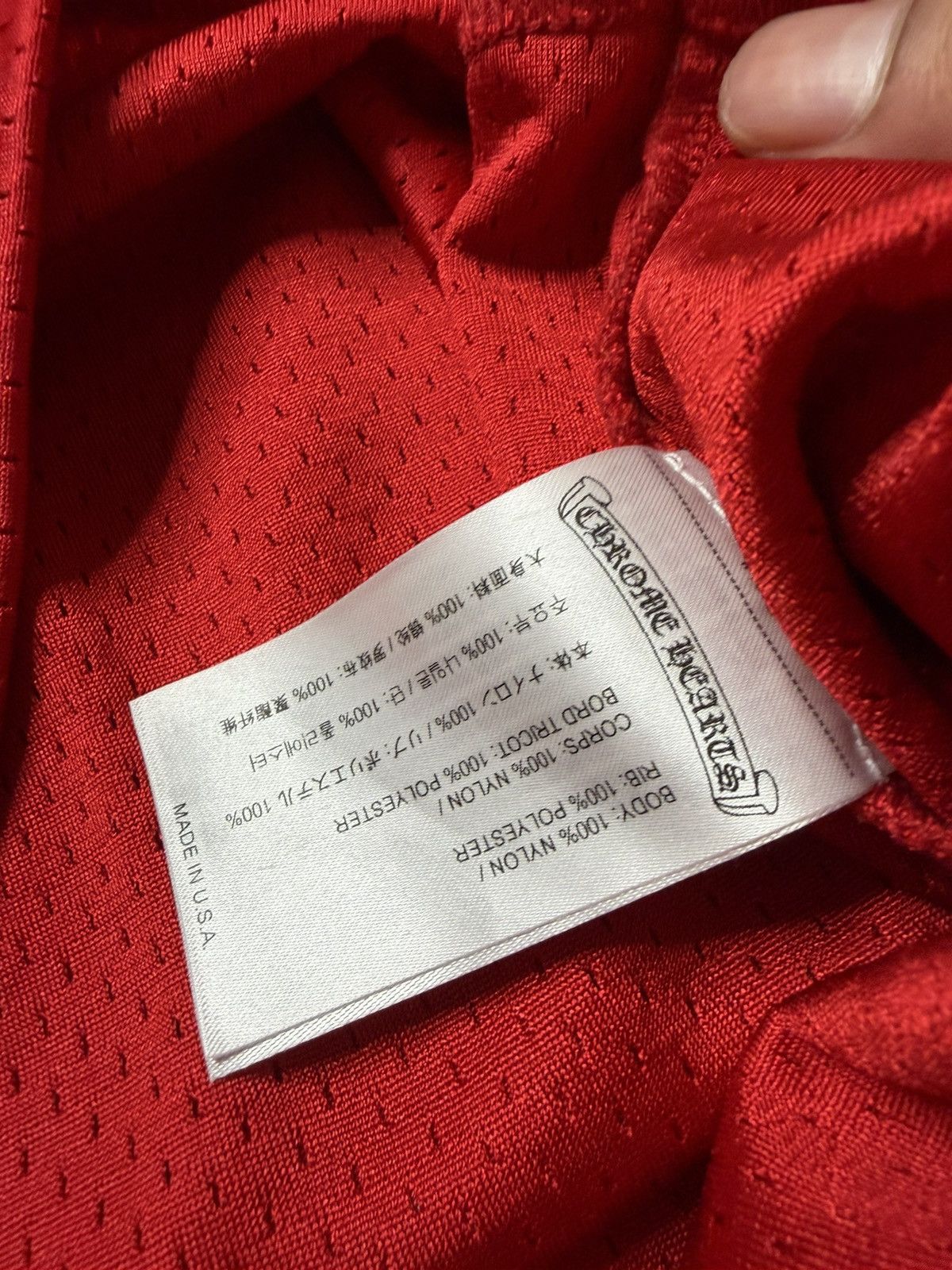 Chrome Hearts Chrome Hearts Red Jersey longsleeve Size US M / EU 48-50 / 2 - 7 Thumbnail