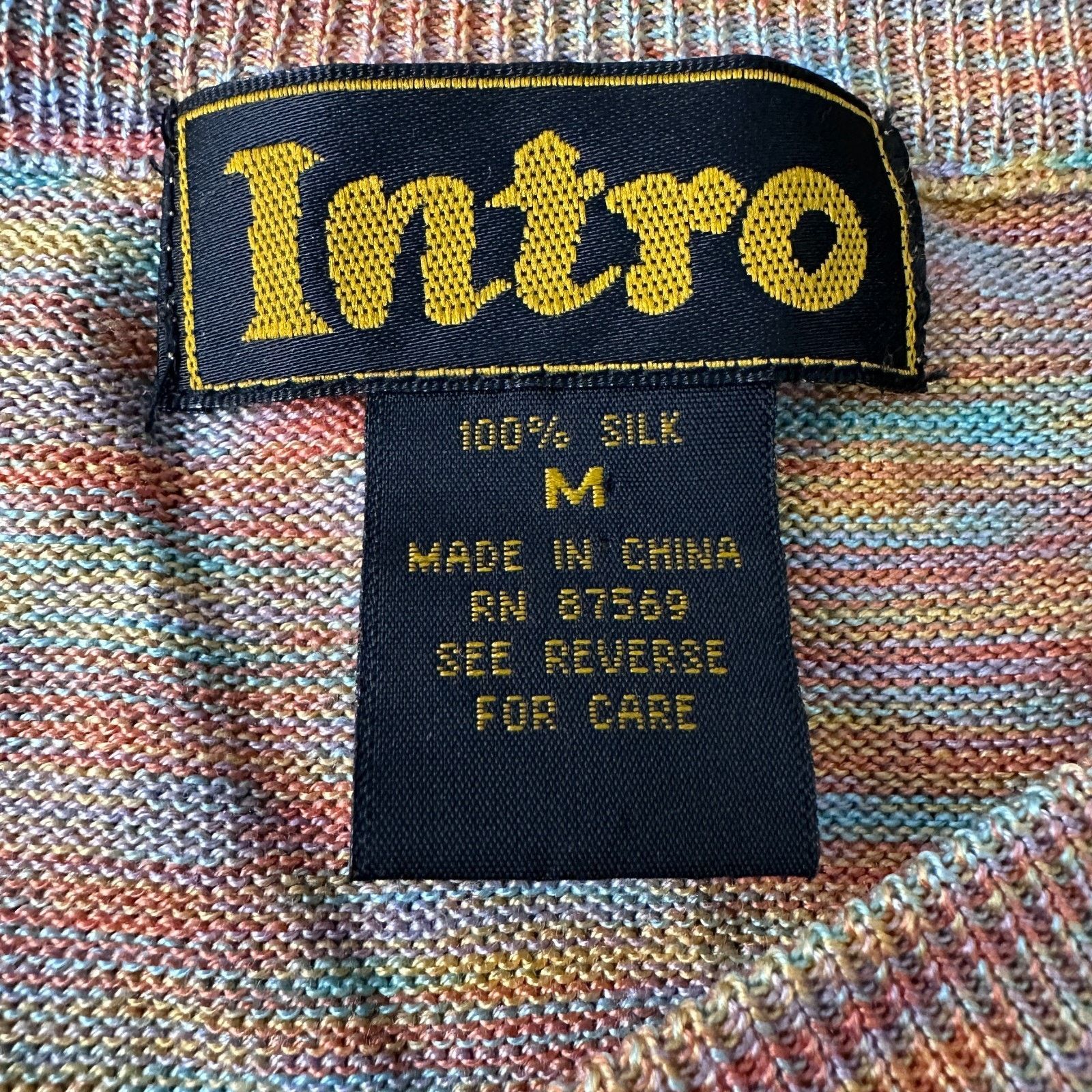 Other VTG Intro Disco T-Shirt Men’s M Multicolor Crew Short Sleeve Size US M / EU 48-50 / 2 - 6 Thumbnail