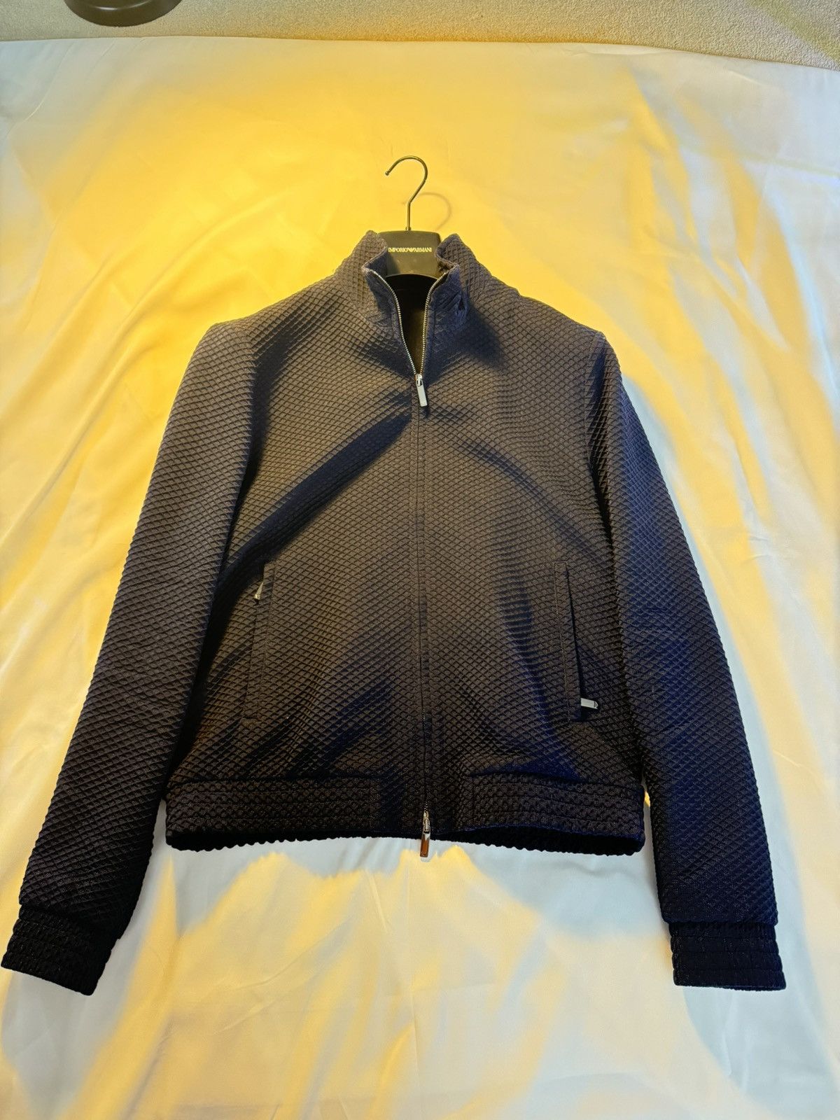 Emporio Armani Emporio Armani Honeycomb Bomber Size US L / EU 52-54 / 3 - 1 Thumbnail