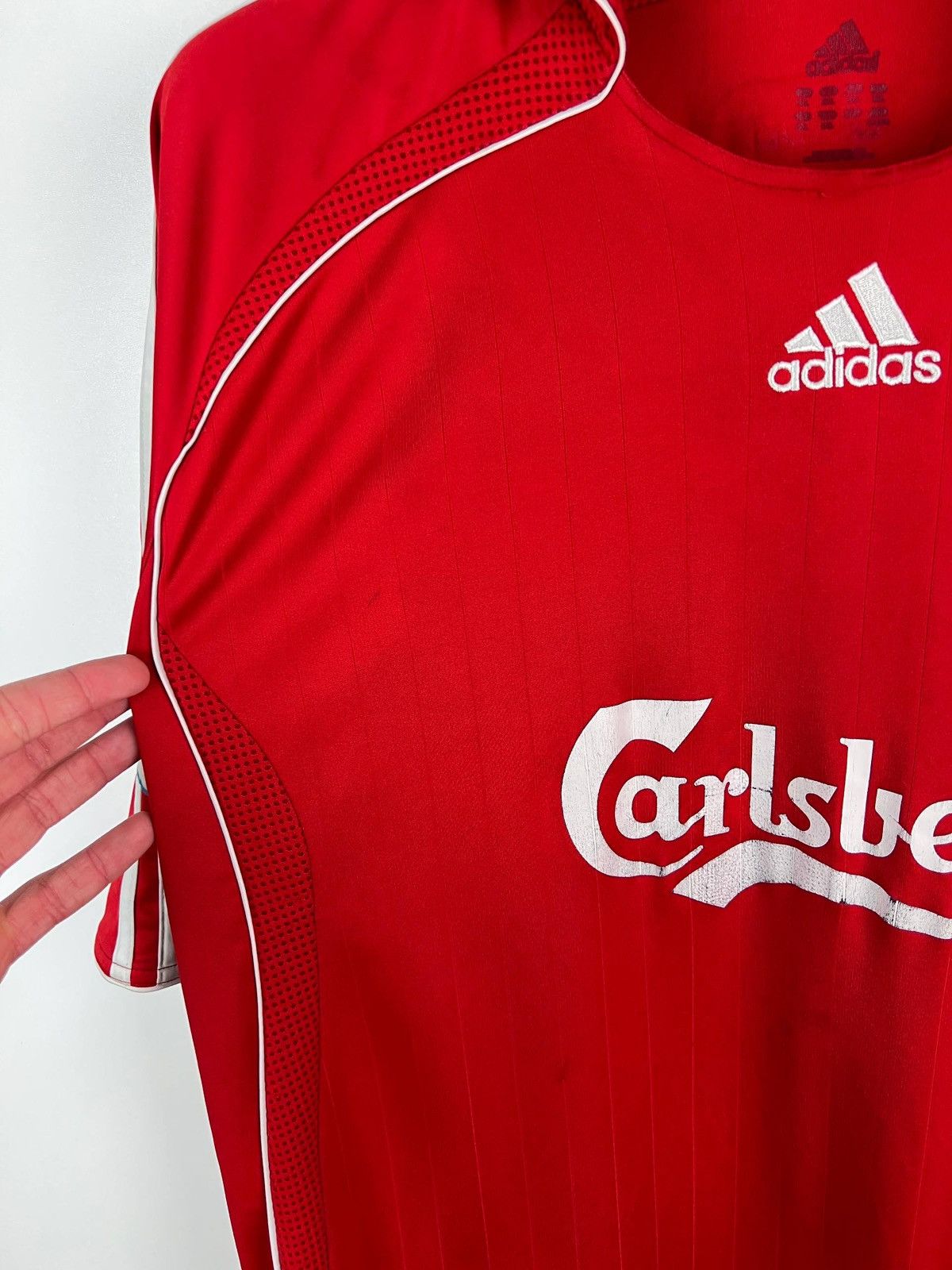Adidas Liverpool Adidas Hyypia 2006/08 jersey size XL Size US XL / EU 56 / 4 - 6 Thumbnail