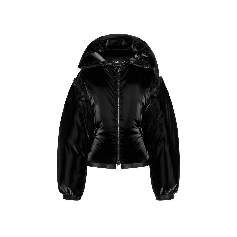 Tom Ford o1loc1c0924 CS1231 Down Fitted Jacket in Black Size XS / US 0-2 / IT 36-38 - 1 Thumbnail