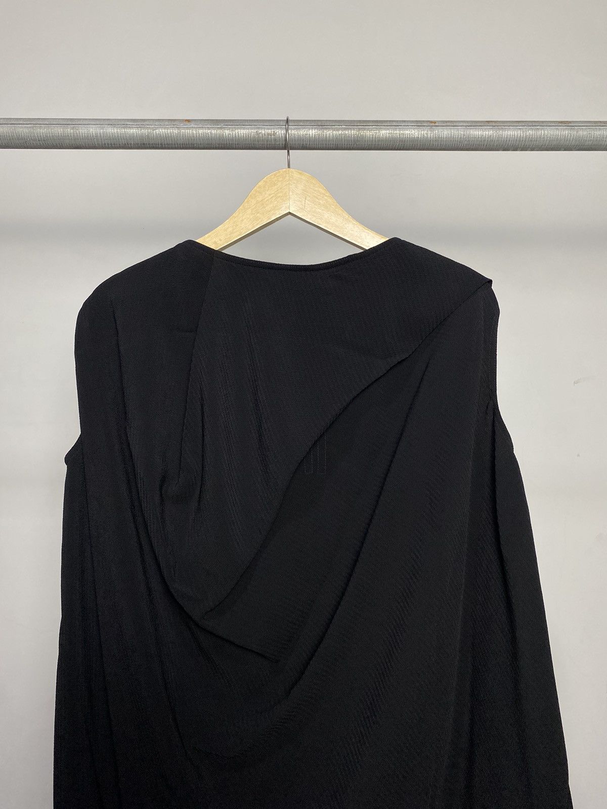 Rick Owens FW17 Rick Owens Glitter Viscose Drapped Blouse Size M / US 6-8 / IT 42-44 - 2 Thumbnail