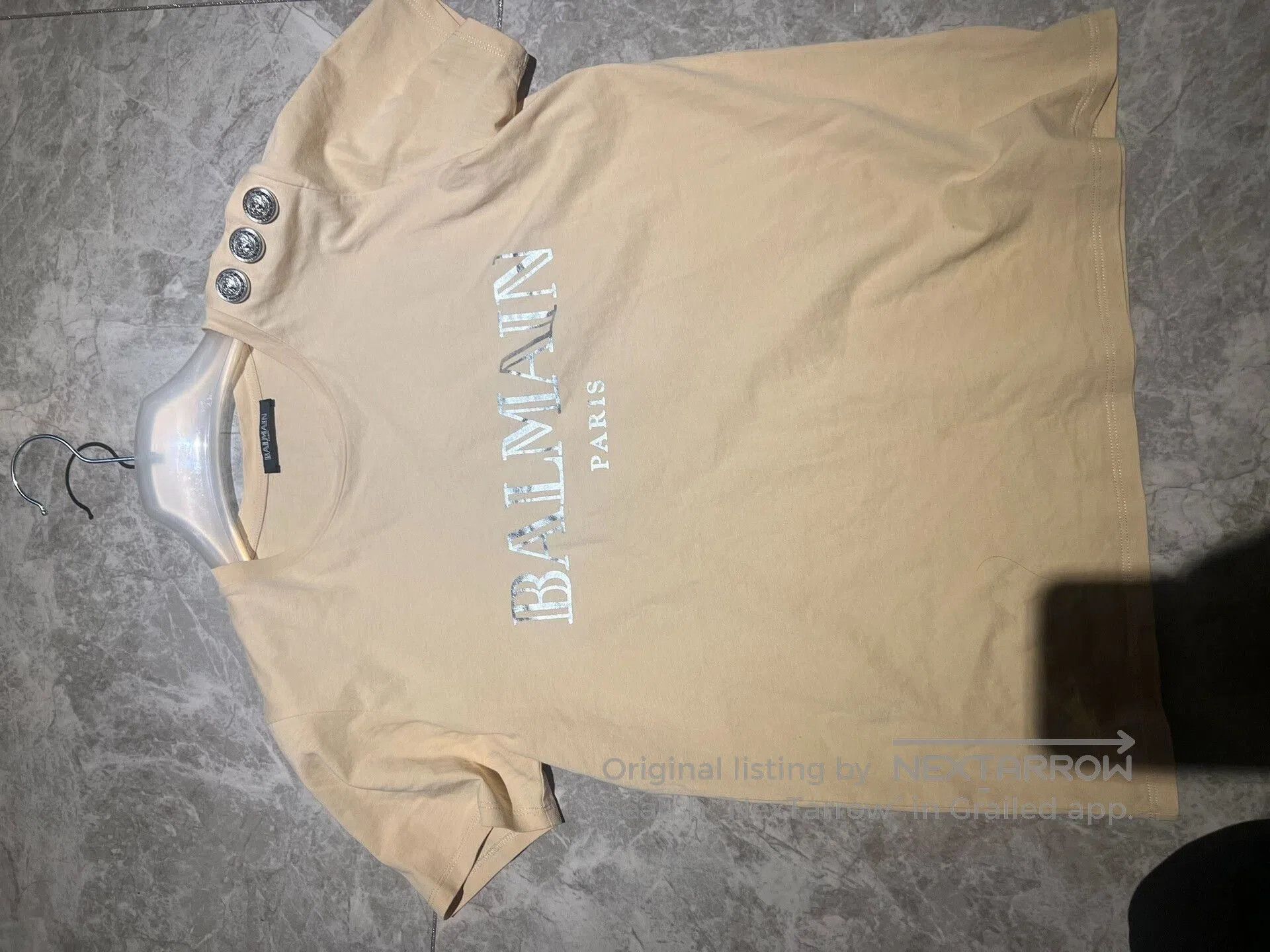 Balmain Balmain Short Sleeve T-Shirt Size 36. Size XS / US 0-2 / IT 36-38 - 4 Thumbnail