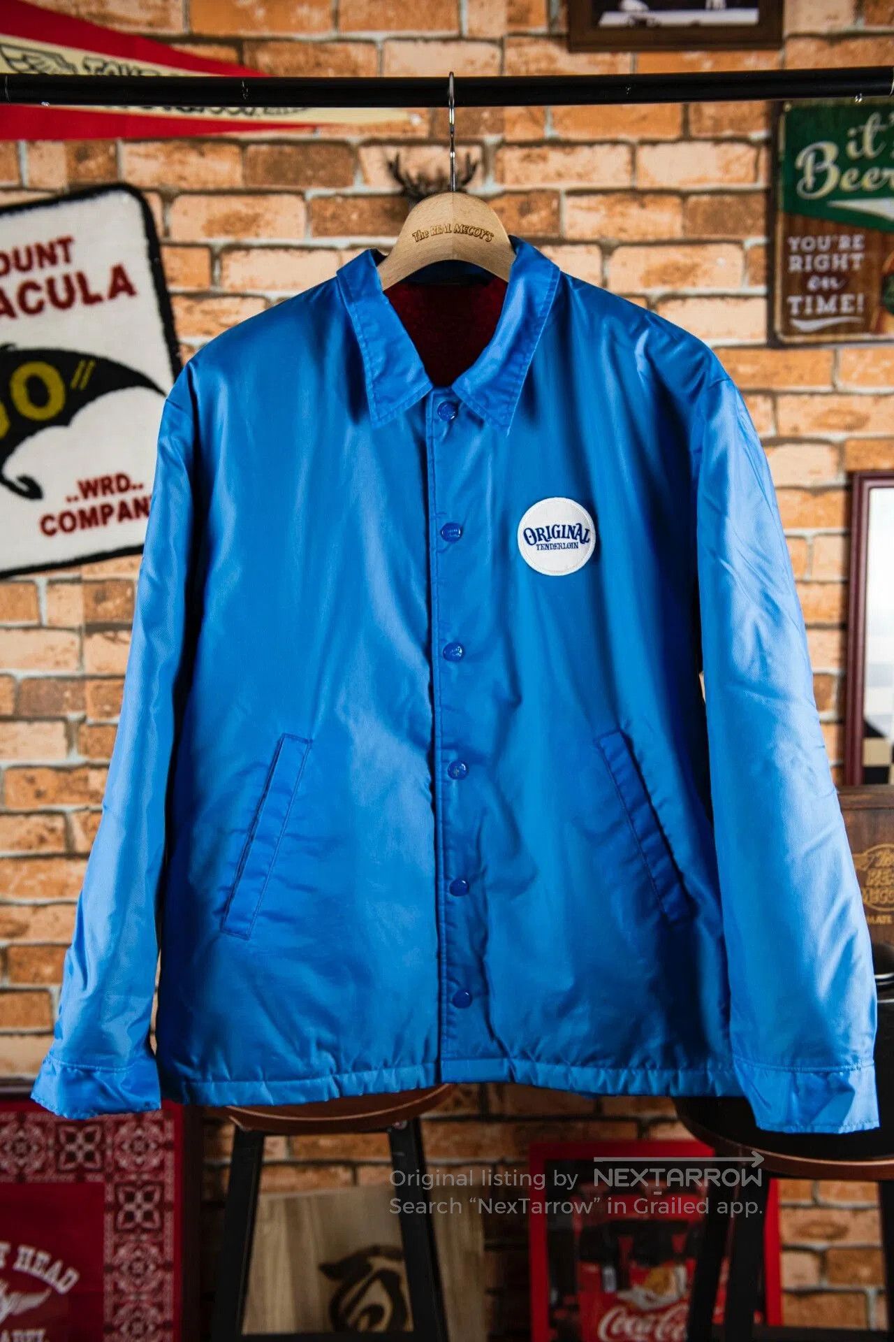 Tenderloin TENDERLOIN Coach Jacket with Sherpa Lining. Size US S / EU 44-46 / 1 - 2 Thumbnail