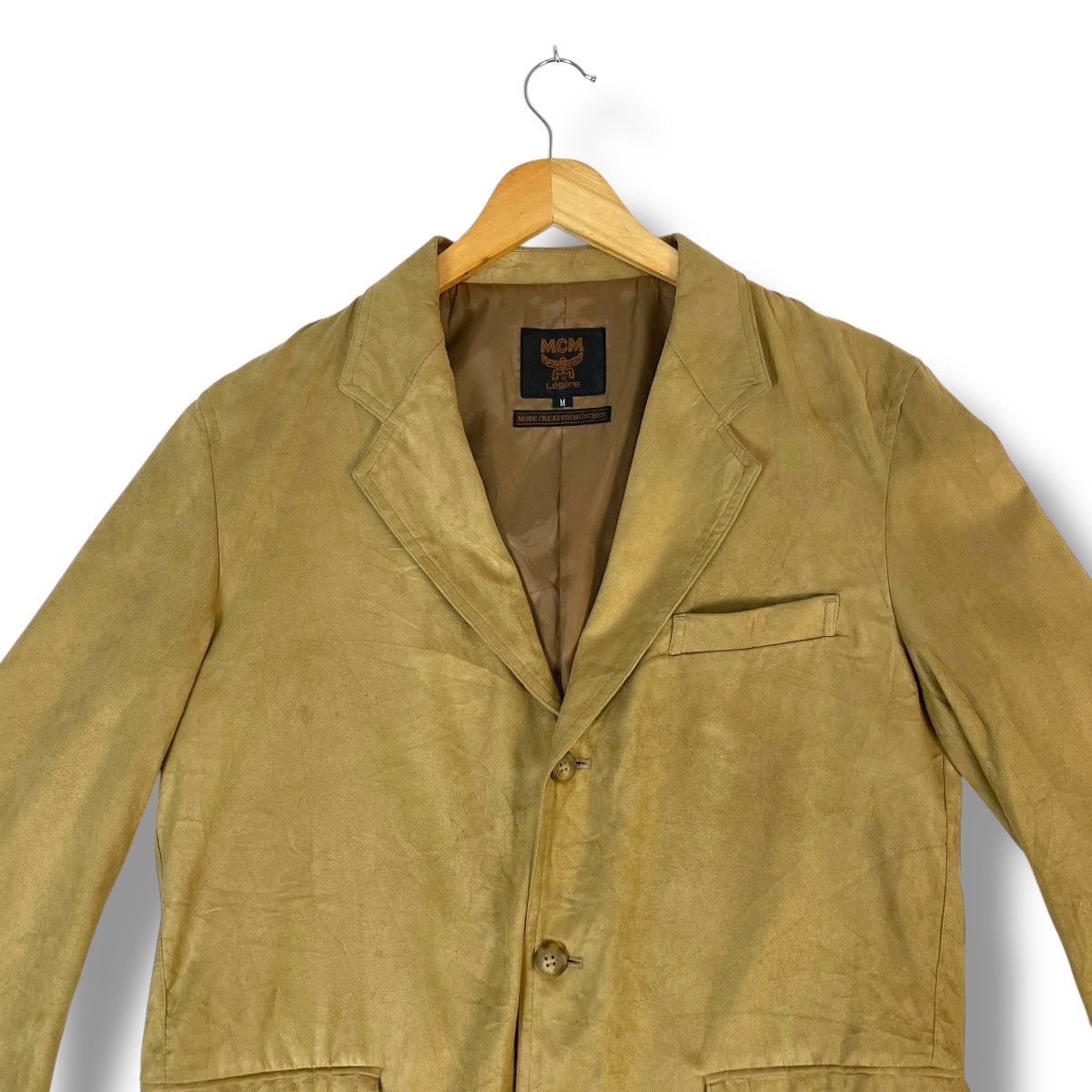MCM MCM MODE CREATION MUNCHEN SUEDE BLAZER JACKET Size US M / EU 48-50 / 2 - 7 Thumbnail