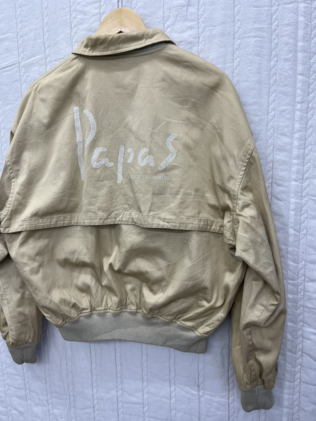Designer × Japanese Brand × Vintage ARCHIVE🔥VTG PAPAS GOLF BOMBER JACKET Size US M / EU 48-50 / 2 - 3 Thumbnail