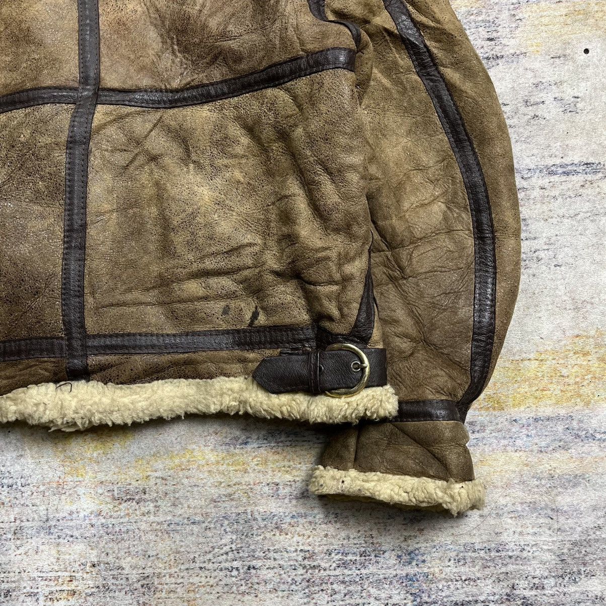 Schott Vintage 80s / 90s Schott B-3 flight shearling leather jacket Size US L / EU 52-54 / 3 - 9 Thumbnail