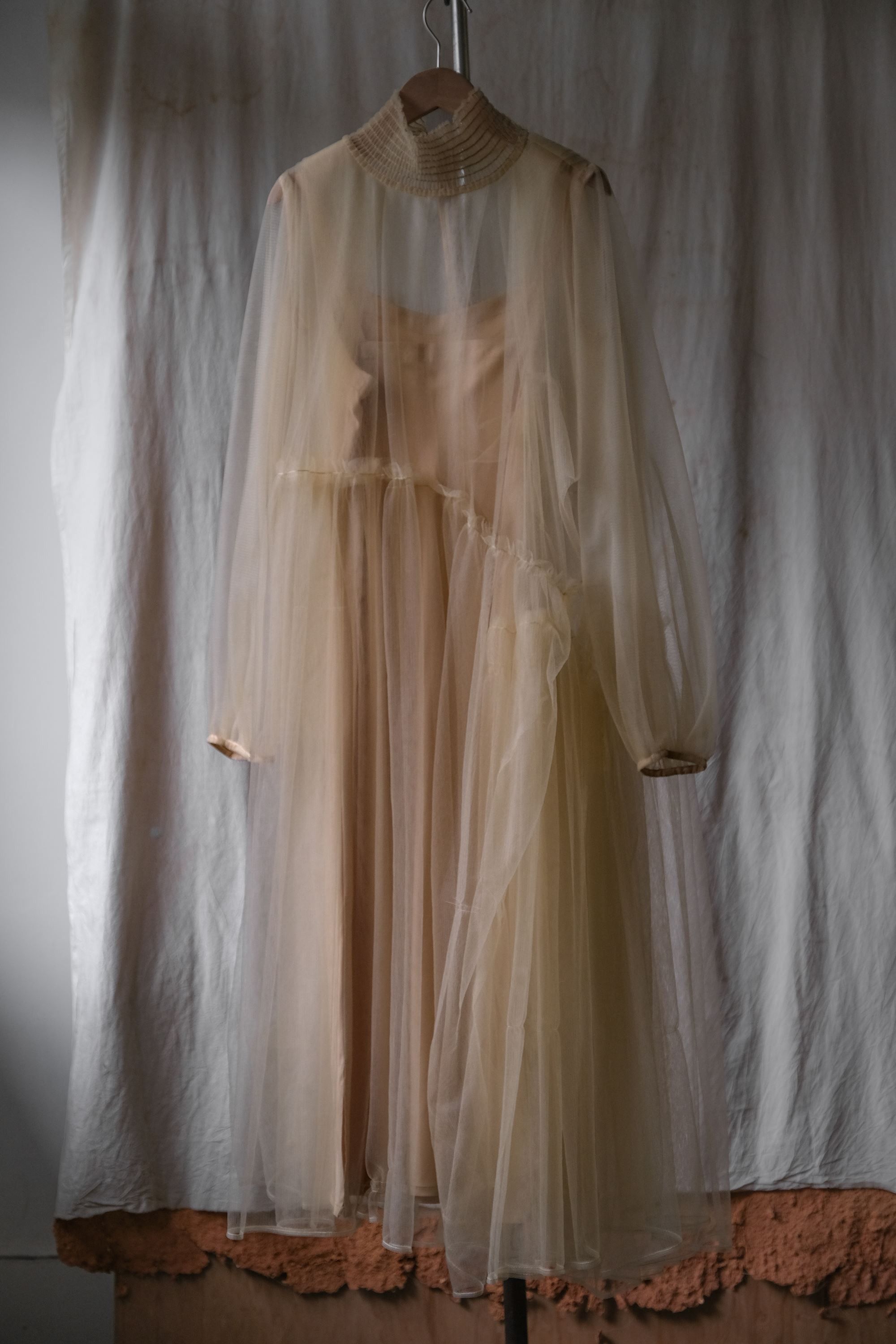 Japanese Brand Chika Kisada Tulle One Piece Dress Size ONE SIZE - 8 Thumbnail