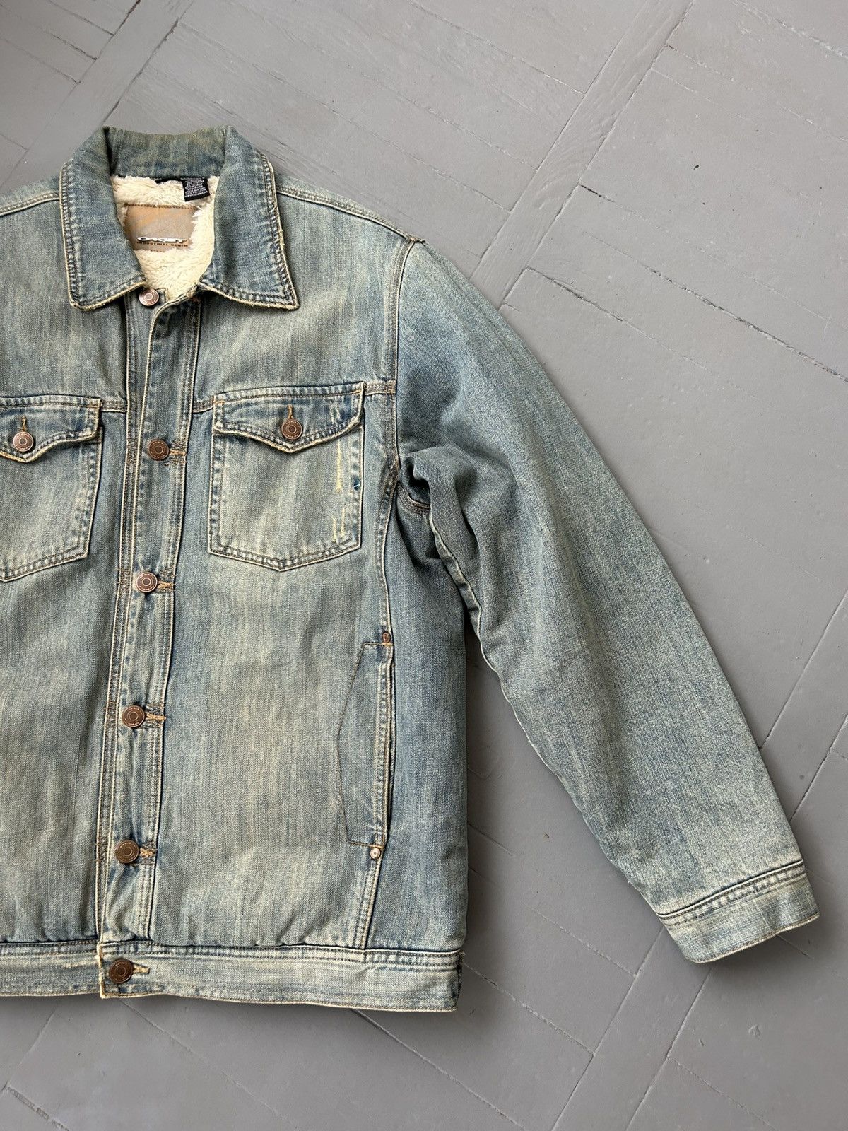 Other Oakley denim jacket with fur Size US L / EU 52-54 / 3 - 3 Thumbnail