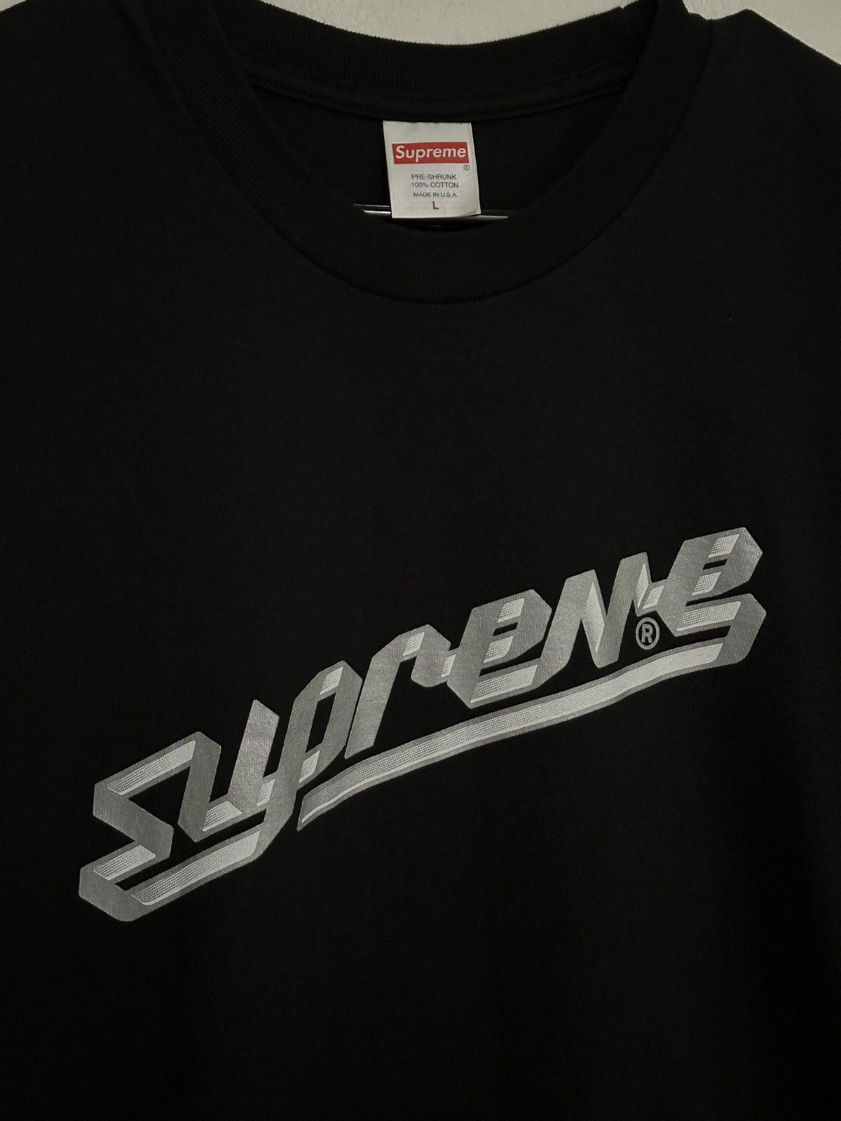 Supreme Supreme Banner Tee Size US L / EU 52-54 / 3 - 2 Thumbnail