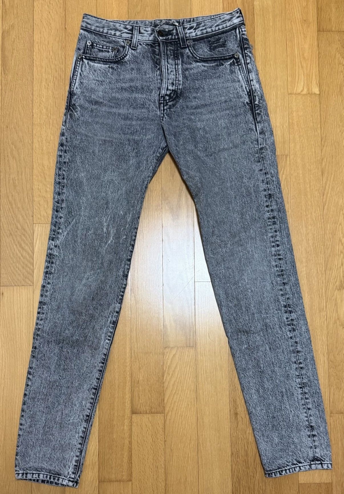 Saint Laurent Paris Saint Laurent Snow Washed Denim Black Size US 28 / EU 44 - 1 Thumbnail