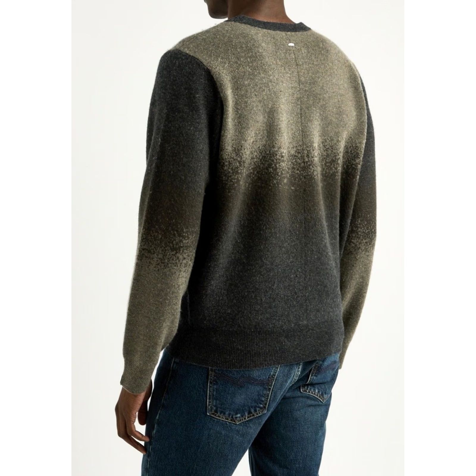 Rag & Bone Rag & Bone Jumper Crew Neck Wool Blend Green Men’s Size Large Sweater Pullover 90% Wool 10% Cashmere Size US L / EU 52-54 / 3 - 3 Thumbnail
