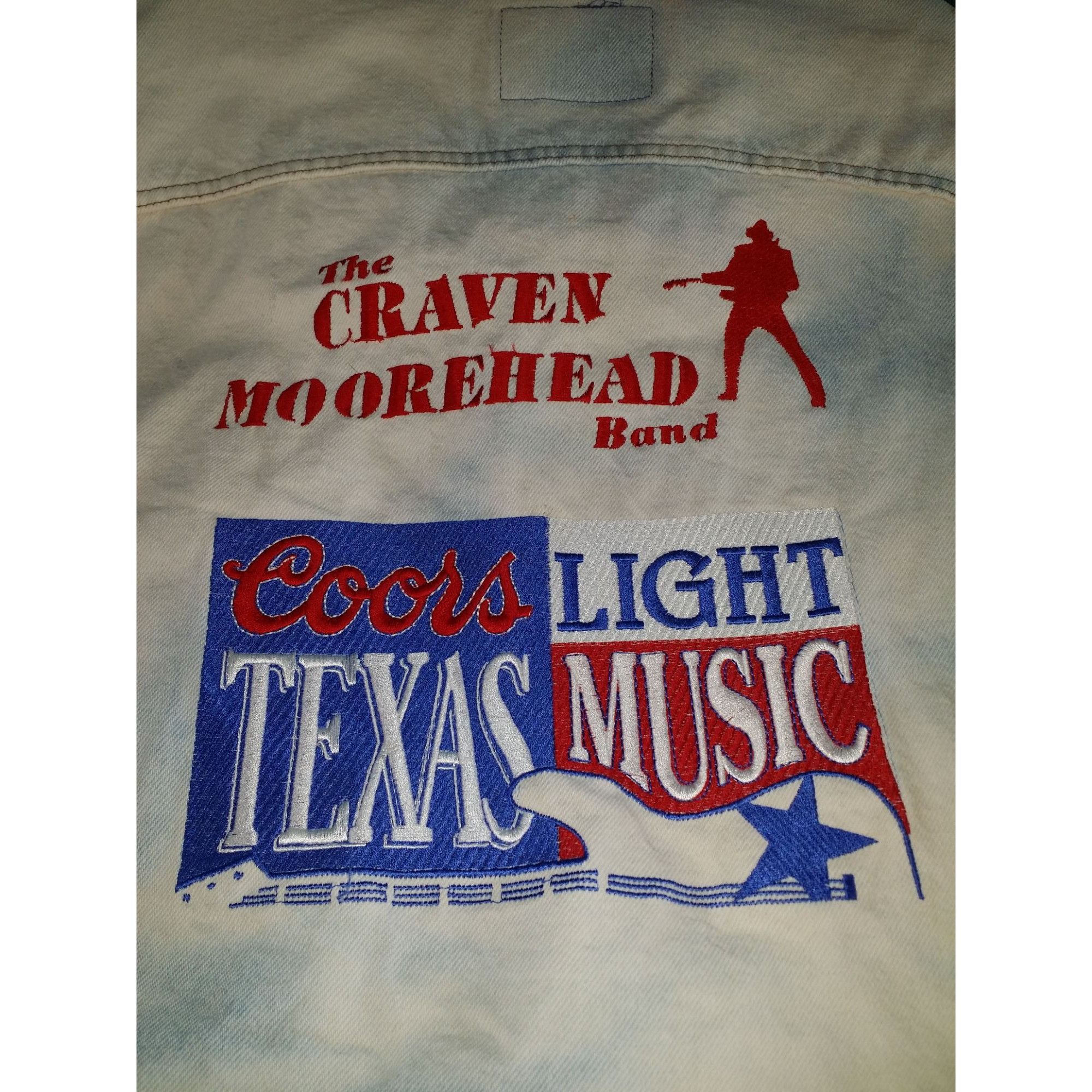 Vintage FM X 94.5 The Craven Moorehead Band Denim Jacket Men Sz XXL Size US XXL / EU 58 / 5 - 6 Thumbnail