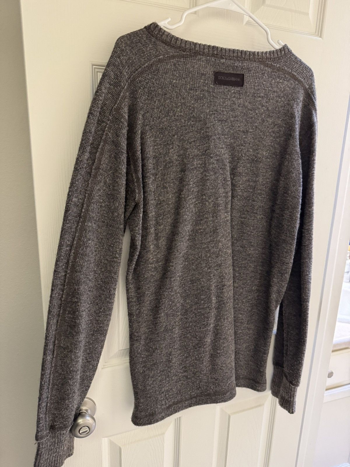 Dolce & Gabbana Dolce & Gabbana Wool Sweater Size US L / EU 52-54 / 3 - 3 Thumbnail