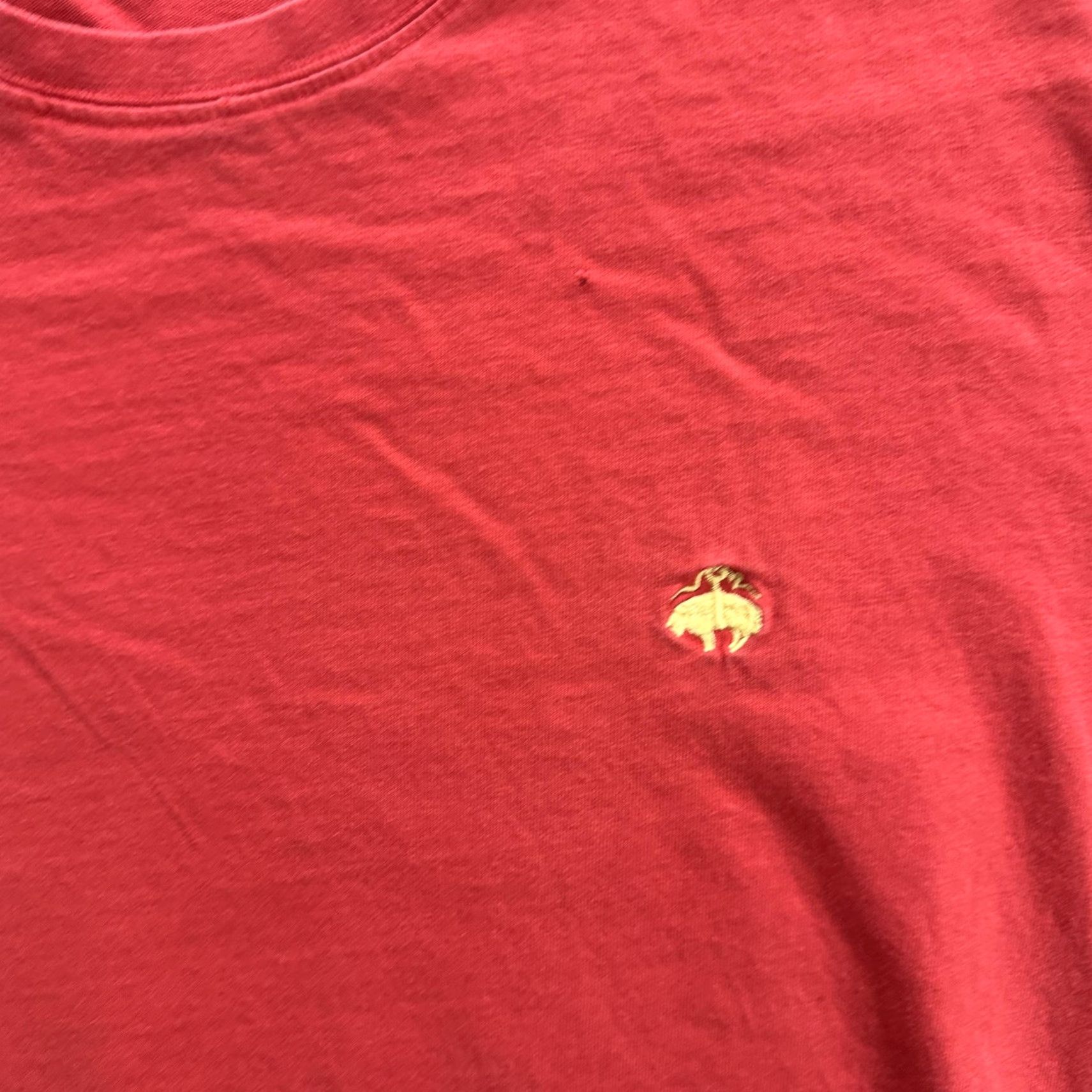 Brooks Brothers Brooks Brothers Shirt Mens Large Red Cotton Embroidered Umbrella Logo Classic Tee Size US L / EU 52-54 / 3 - 5 Thumbnail