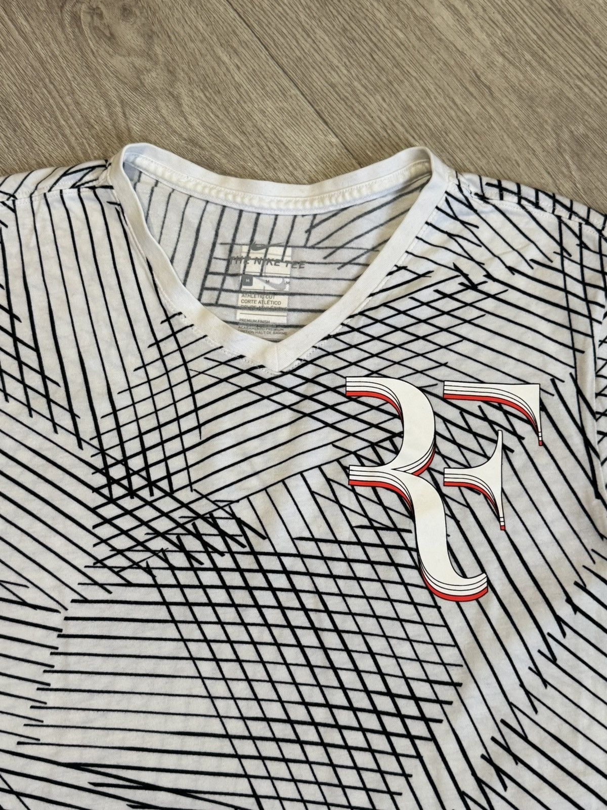 Nike 🔷Nike Court Tennis Roger Federer T-shirt🔷 Size US M / EU 48-50 / 2 - 3 Thumbnail