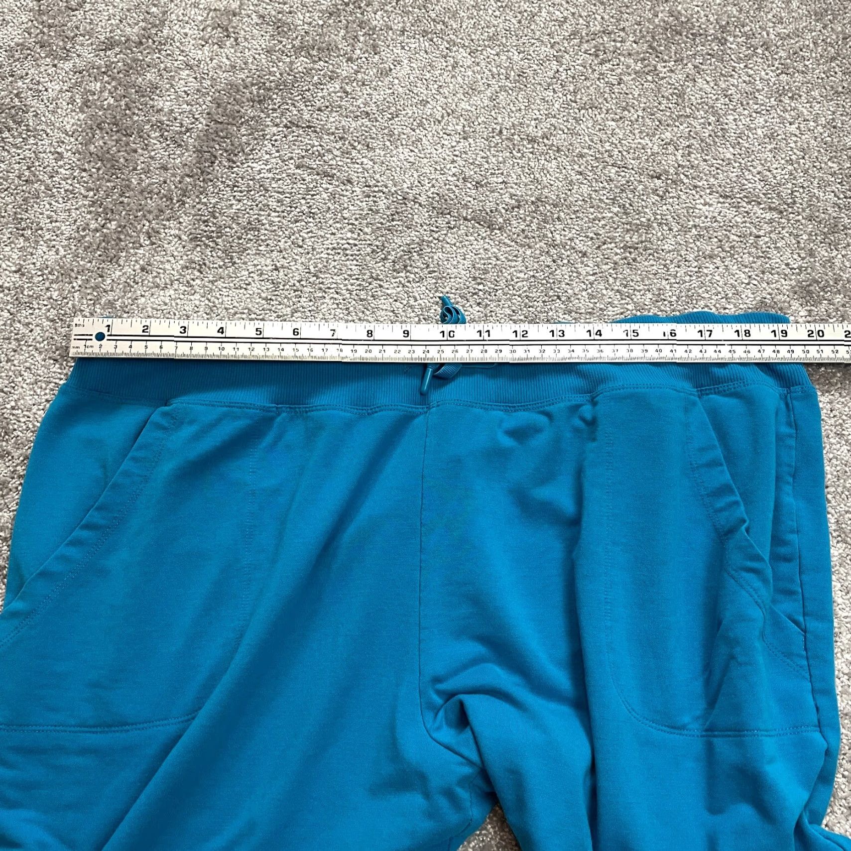 Athletic Works Athletic Works Sweatshorts Womens XXXL 22 Light Blue Lounge Soft Drawstring Elastic Waist Casual Shorts Sweat Size ONE SIZE - 5 Thumbnail