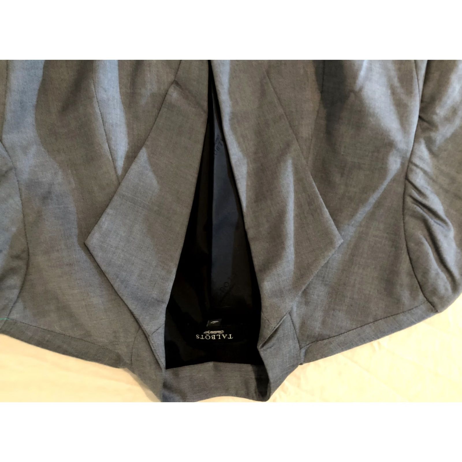 Talbots Talbots Wool Jacket Blazer Womens 12 Grey Gray Size XL / US 12-14 / IT 48-50 - 2 Thumbnail