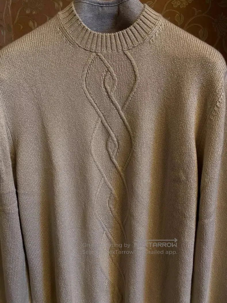 Other LoroPiana Heavy Cashmere Cable Knit Sweater. Size US L / EU 52-54 / 3 - 2 Thumbnail