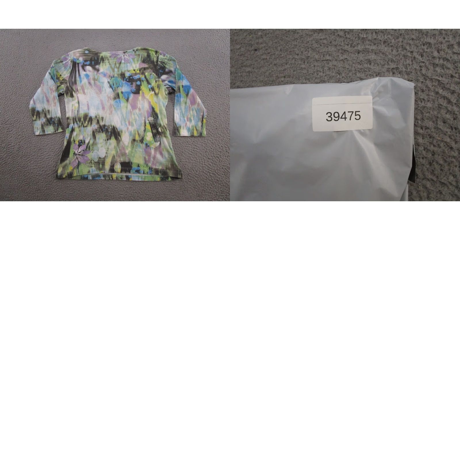 Katin Katina Marie Geometric Shirt 3/4 Sleeve Colorful Multicolor Shirt Size S USA Made Women T-Shirt Casual Stripe? Size S / US 4 / IT 40 - 8 Thumbnail