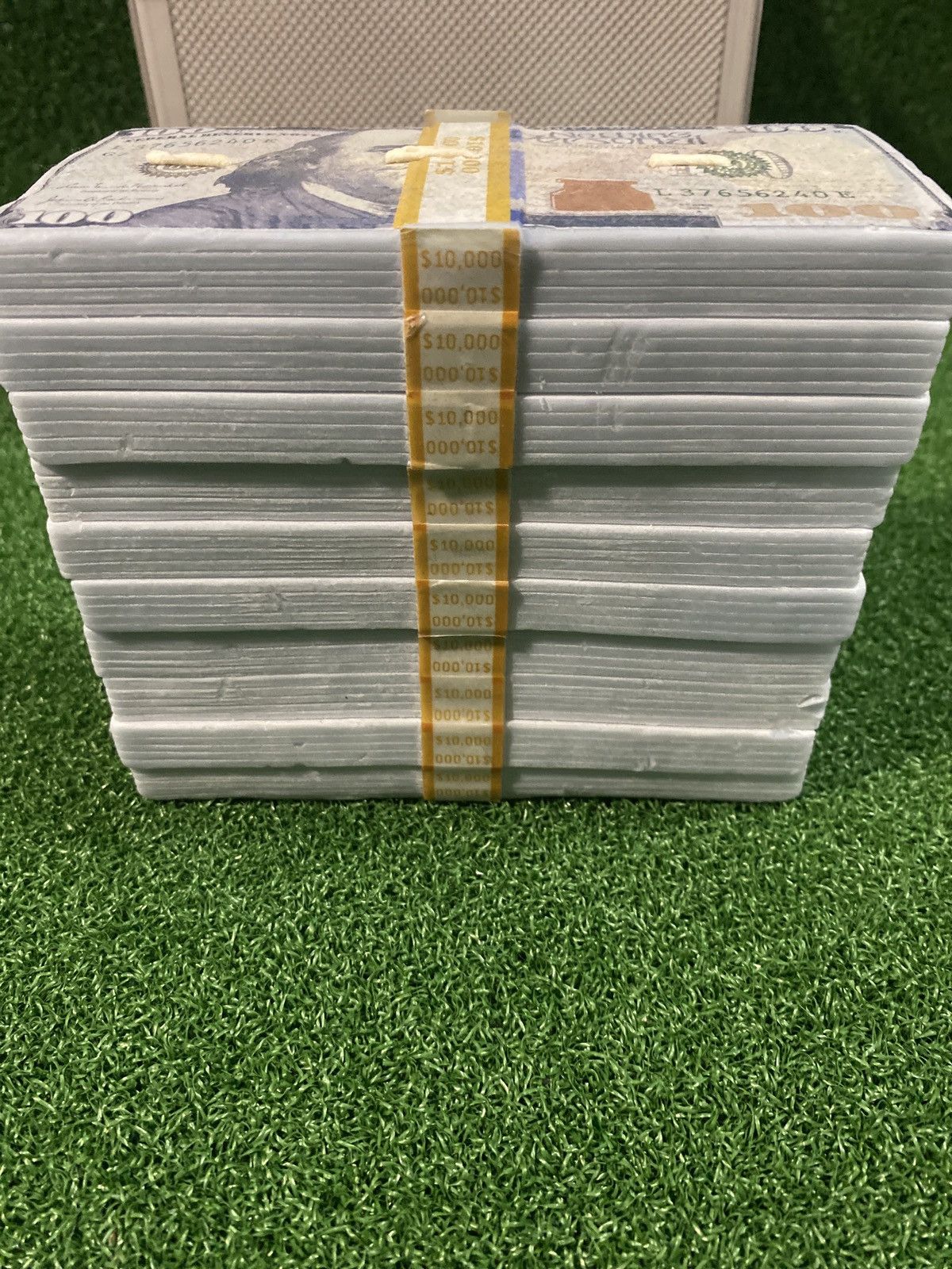Nothing Personal Nothing Personal Money Stack Candle Size ONE SIZE - 2 Thumbnail