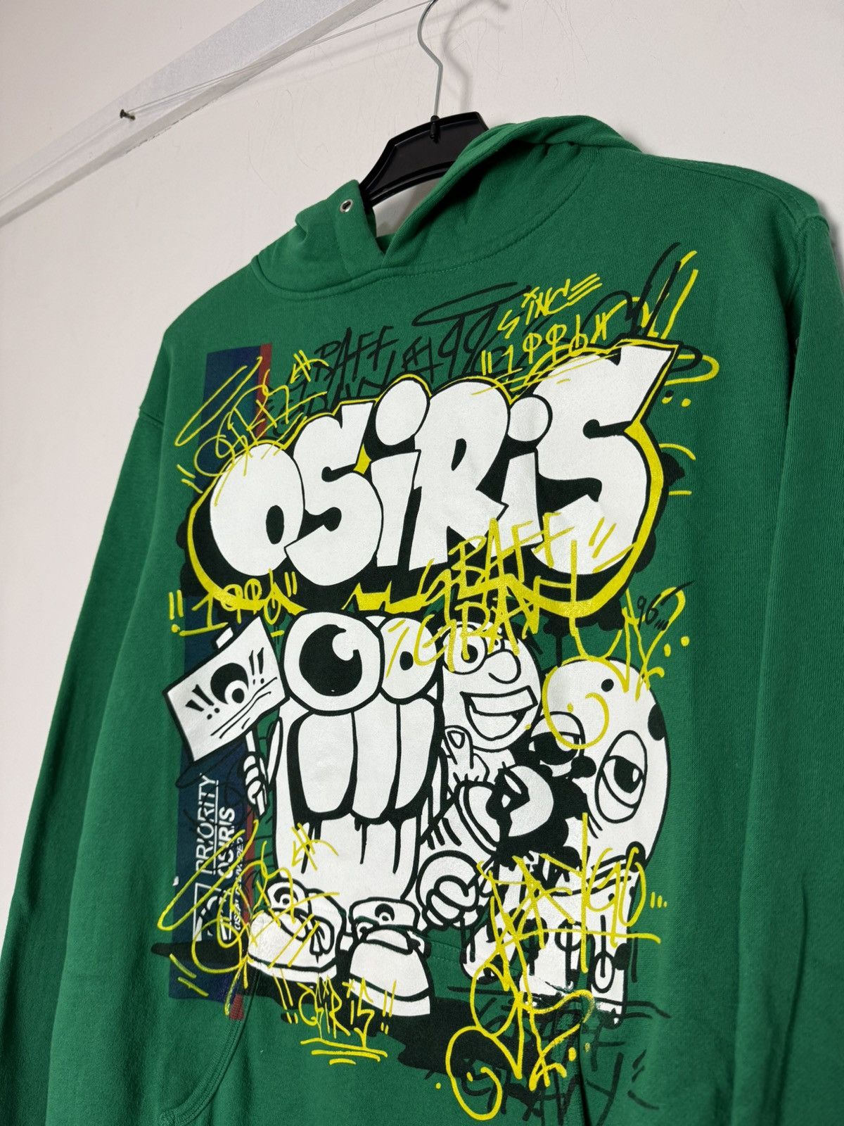 Osiris Vintage skate Osiris hoodie graffiti Y2K SK8 stlye Size US S / EU 44-46 / 1 - 3 Thumbnail