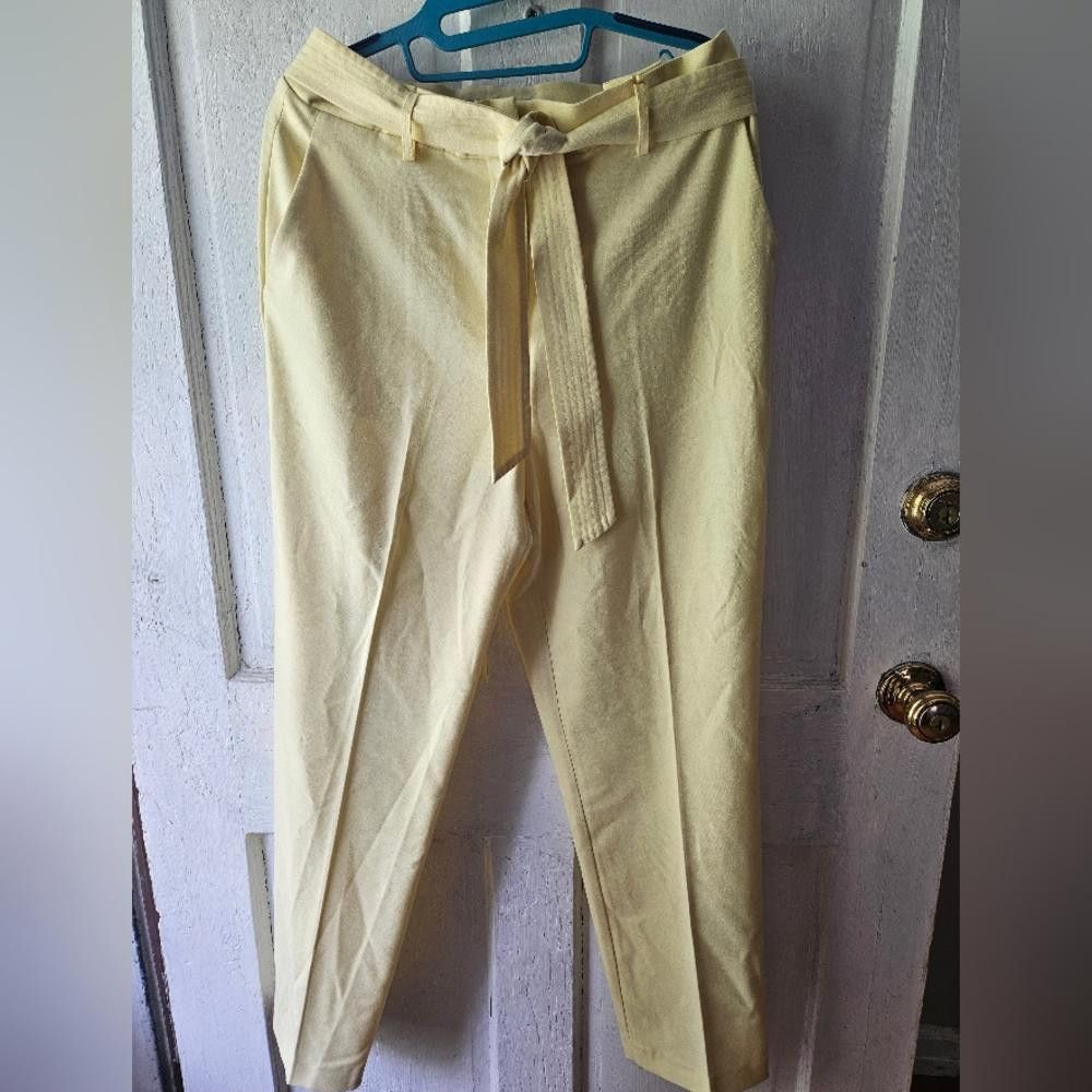 Designer Antonio Melani crop ankle pants Size 30" / US 8 / IT 44 - 3 Thumbnail