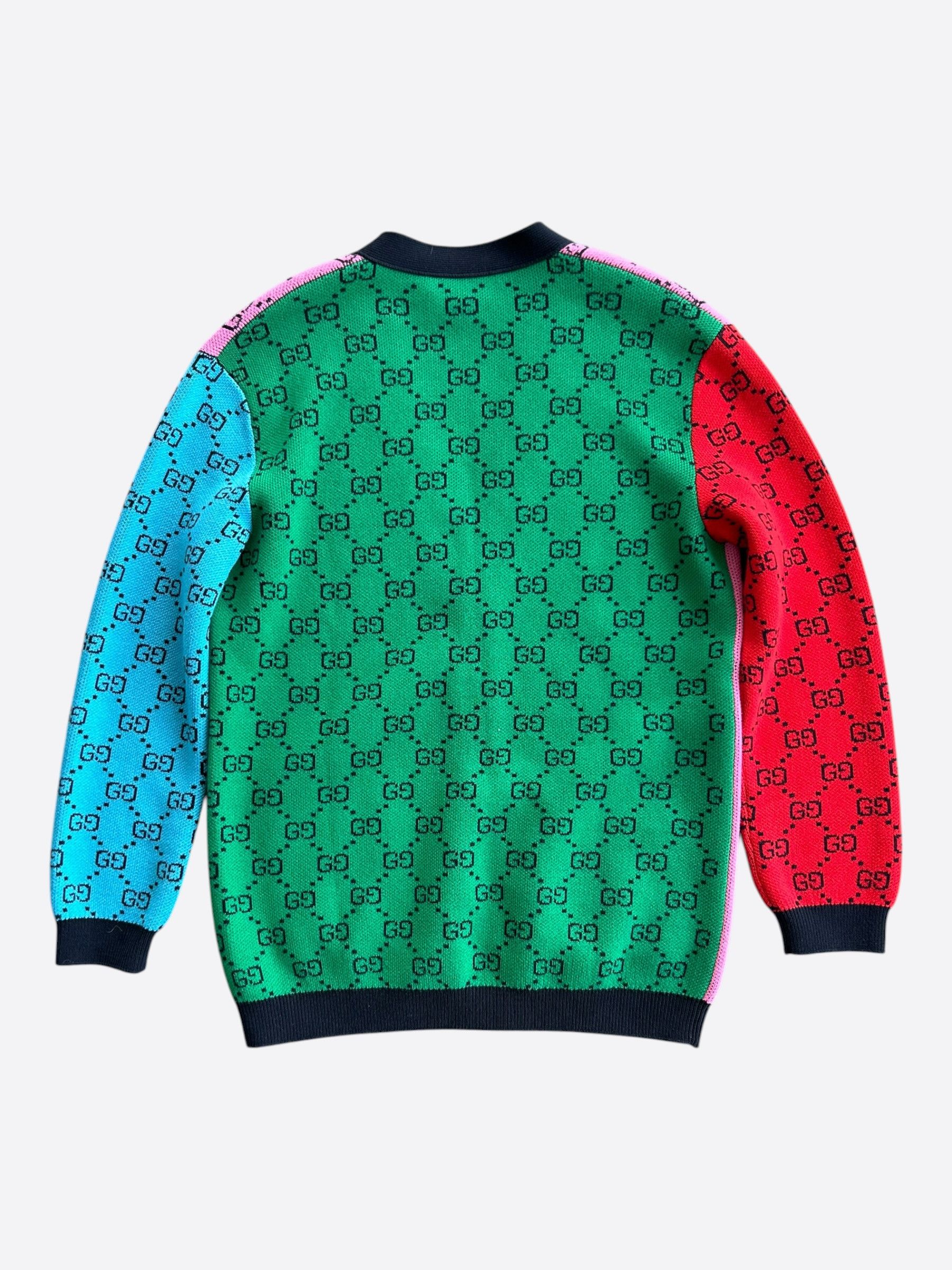 Gucci Gucci Multicolor GG Monogram Cardigan Size US S / EU 44-46 / 1 - 2 Thumbnail