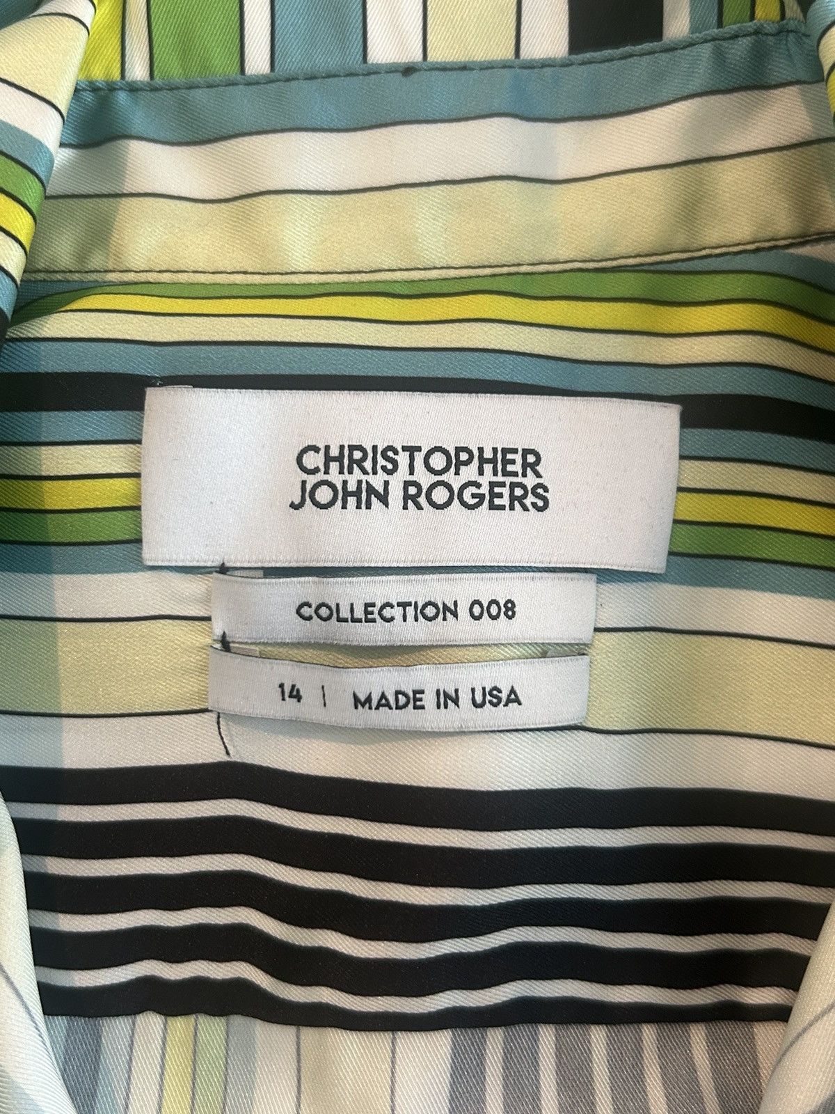 Christopher John Rogers Collection 08 Neon Printed Maxi Dress Size XL / US 12-14 / IT 48-50 - 6 Thumbnail
