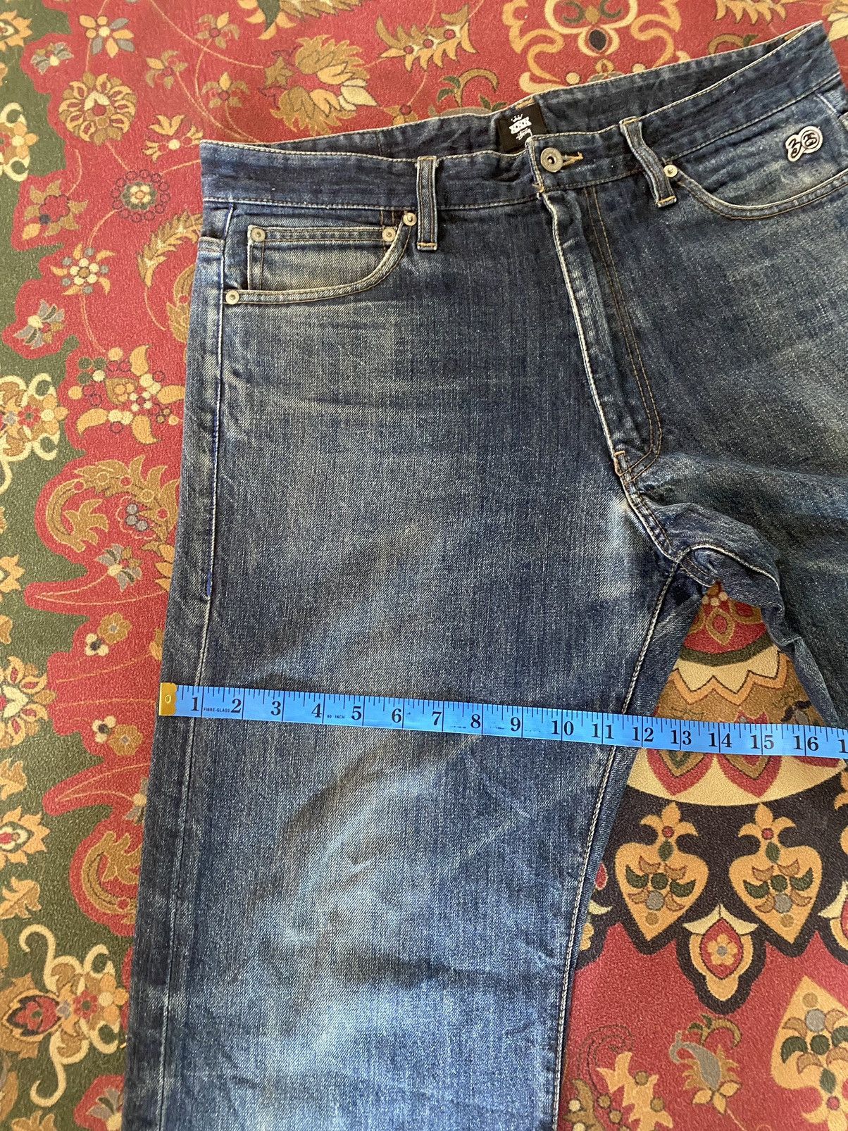Other 🔥🔥Stussy XXX Rare Design Style Distressed Denim Pants Size US 36 / EU 52 - 23 Thumbnail