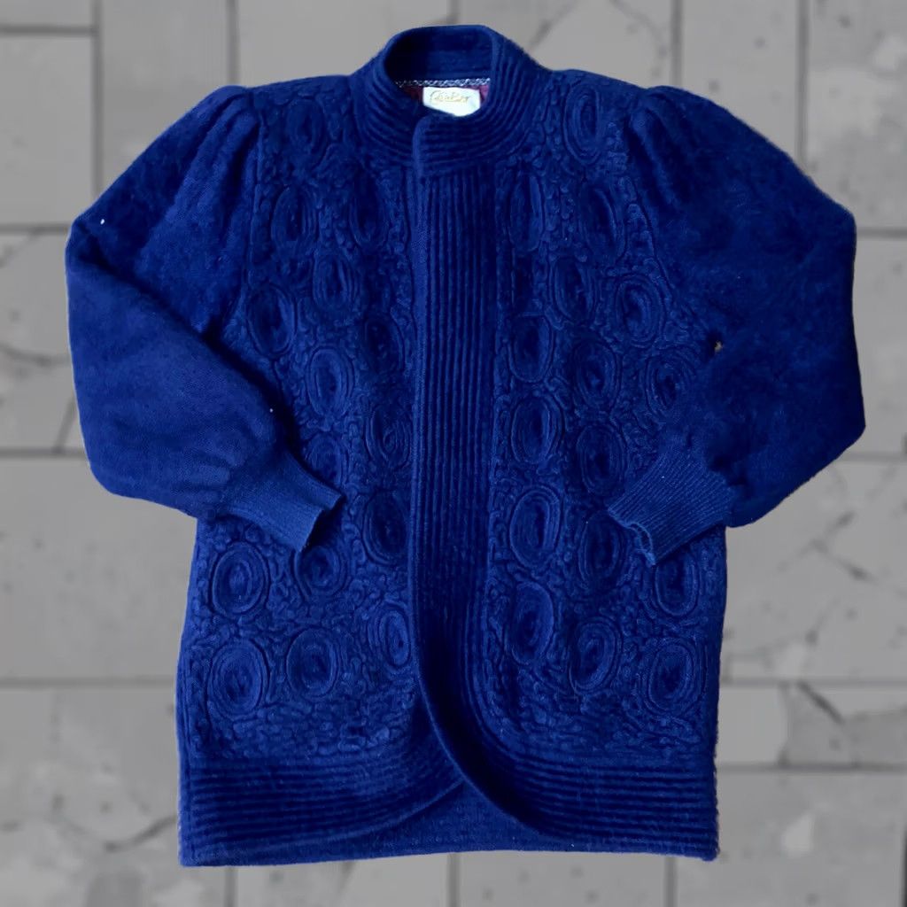 pandora VINTAGE Chabar Of Scottsdale Sweater Womens Blue Andora Yarn Soft Size L Womens Size L / US 10 / IT 46 - 1 Thumbnail