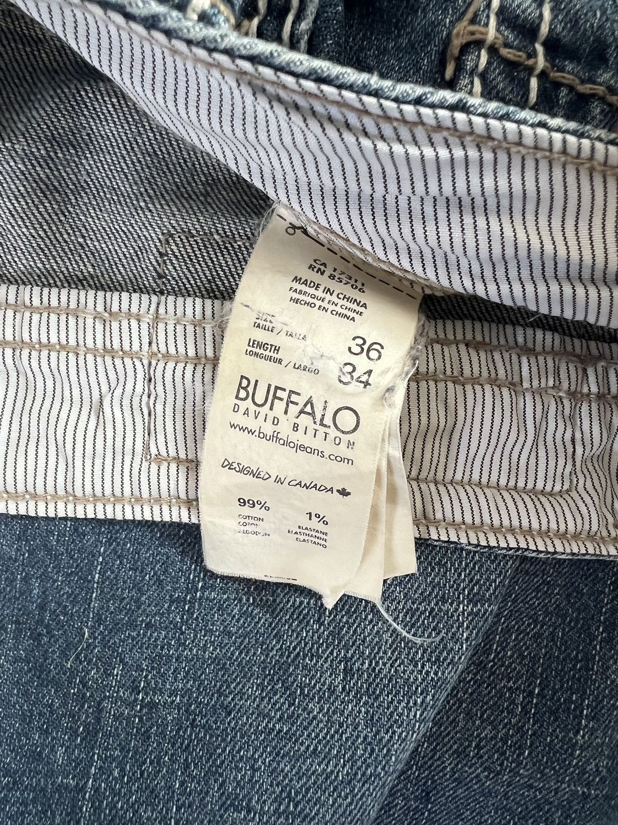 Buffalo David Bitton Buffalo David Bitton Biker Jeans Size US 36 / EU 52 - 4 Thumbnail