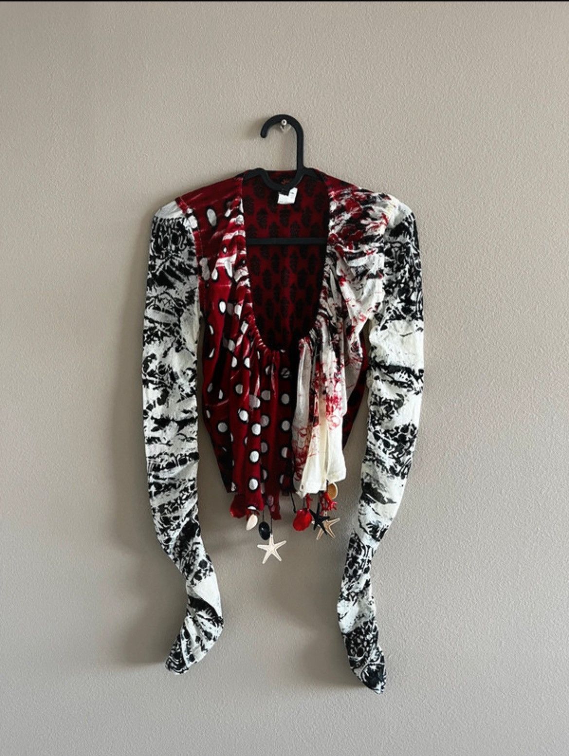 Jean Paul Gaultier Jean Paul Gaultier 1990 Fuzzi Shells mesh top Size S / US 4 / IT 40 - 1 Thumbnail