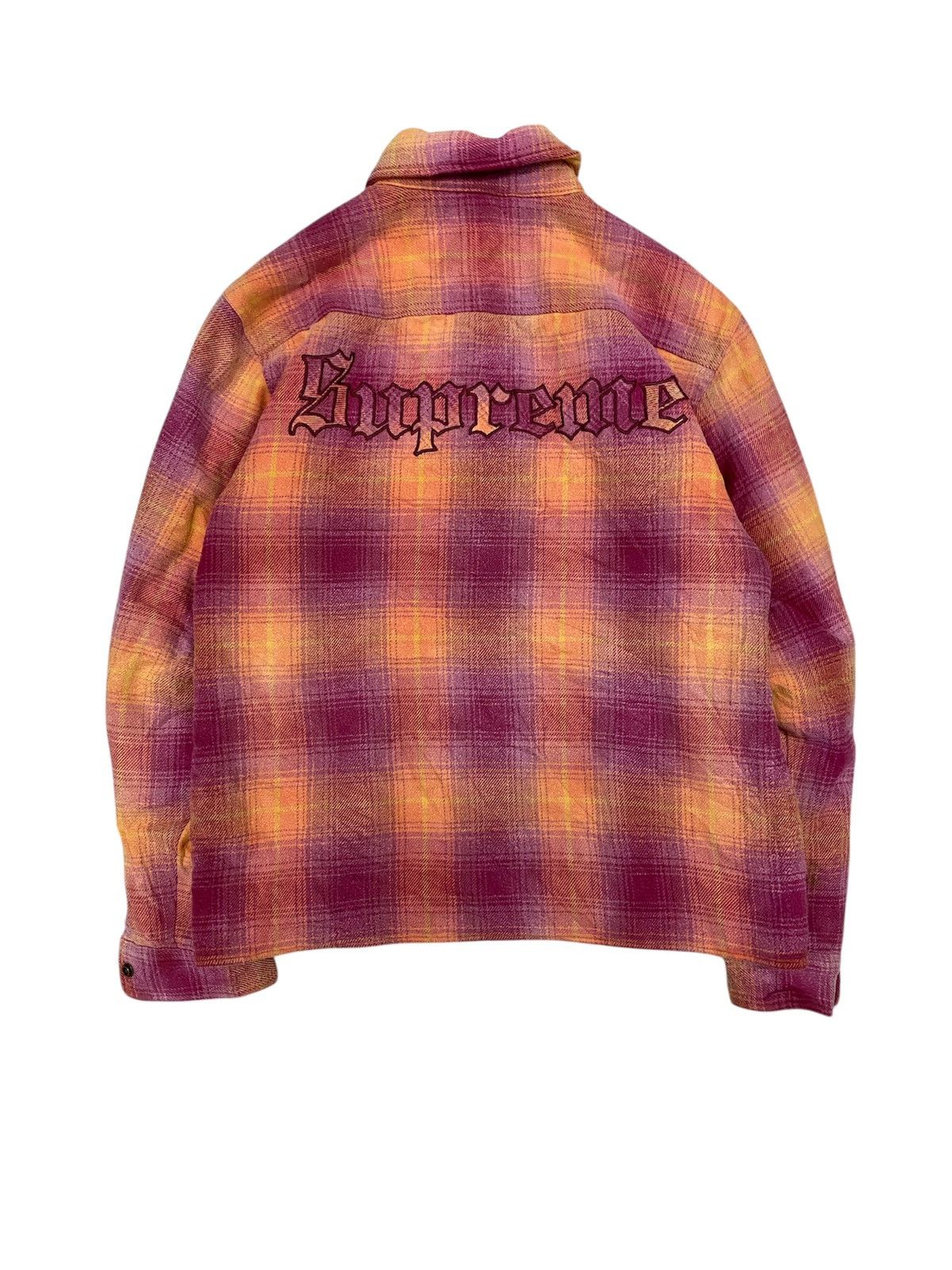 Supreme AW22 Supreme sherpa flannel Jacket Size US M / EU 48-50 / 2 - 1 Thumbnail