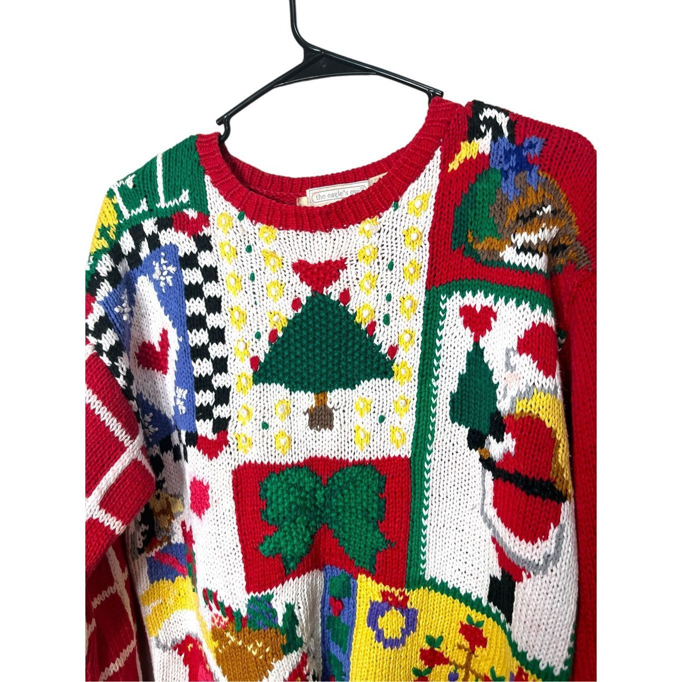 Other Vintage 90’s The Eagle’s Eye Christmas Pullover Noel Santa S Size L / US 10 / IT 46 - 2 Thumbnail