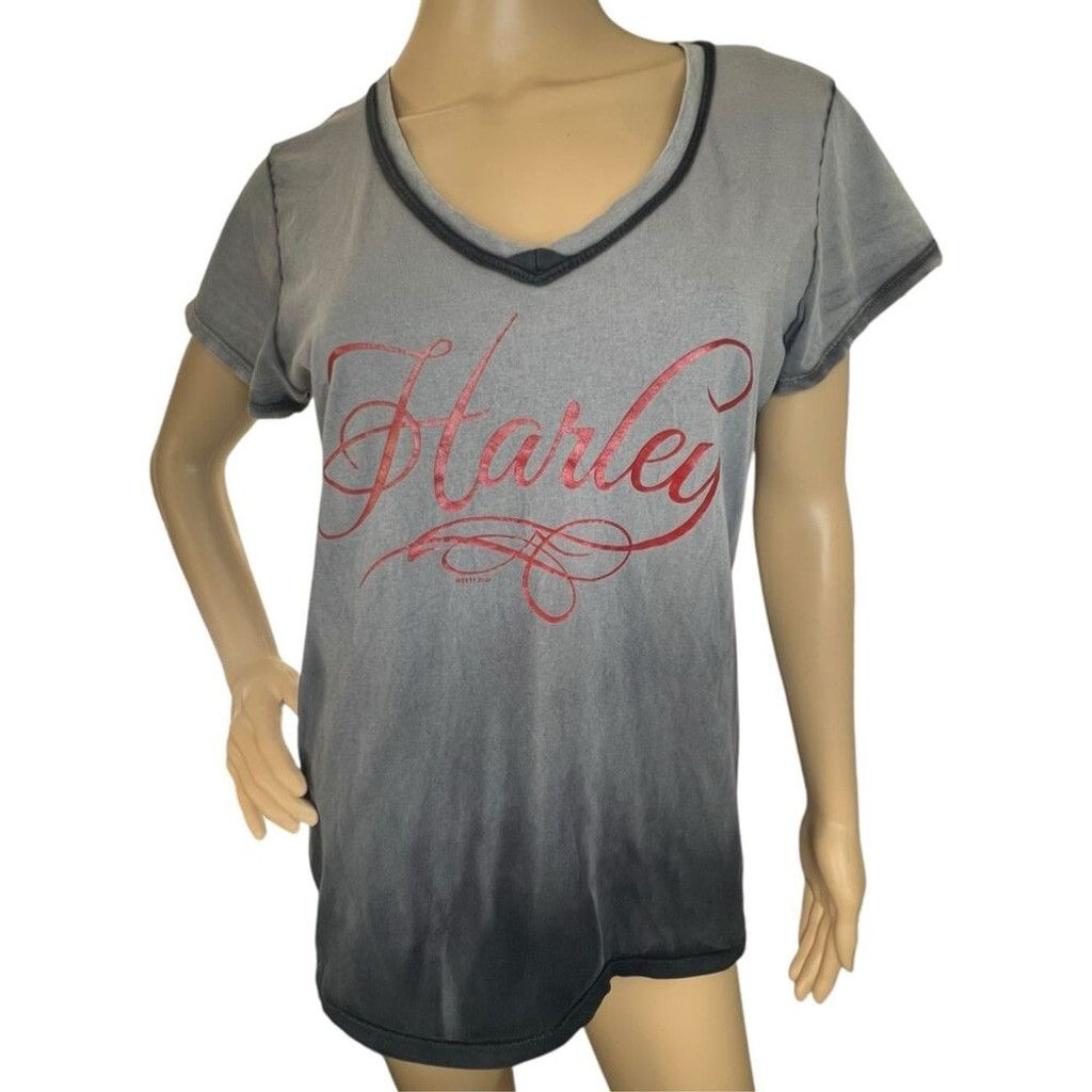 Harley Davidson Harley Davidson Short Sleeve T-Shirt With “Harley” Graphic Size M / US 6-8 / IT 42-44 - 1 Thumbnail