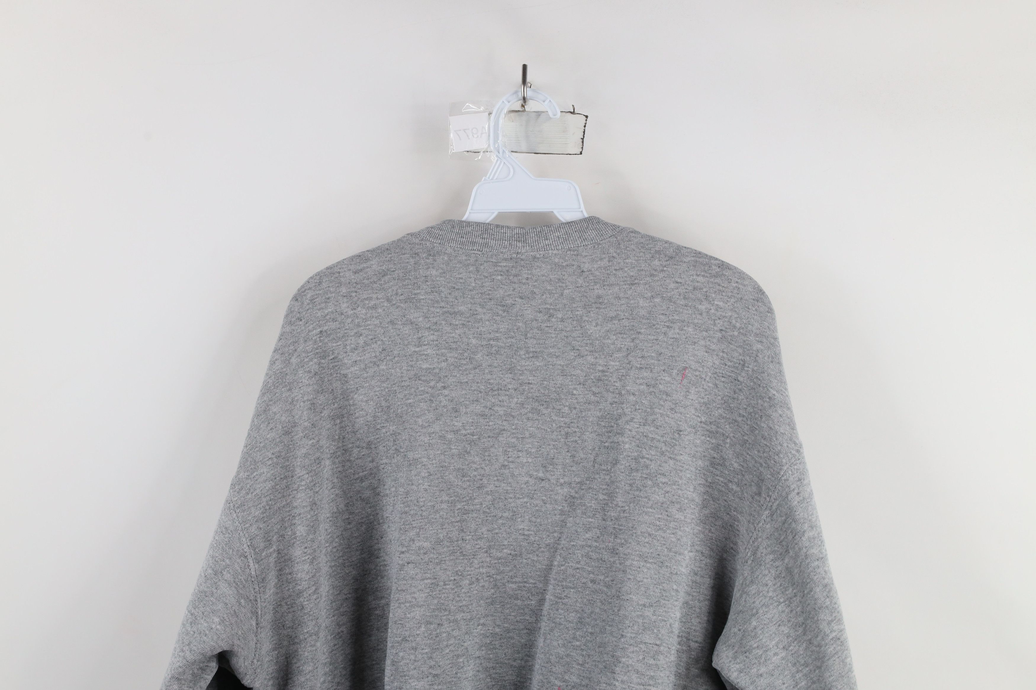 Vintage Vintage 90s Spell Out University of Michigan Sweatshirt Gray Size XL / US 12-14 / IT 48-50 - 12 Thumbnail