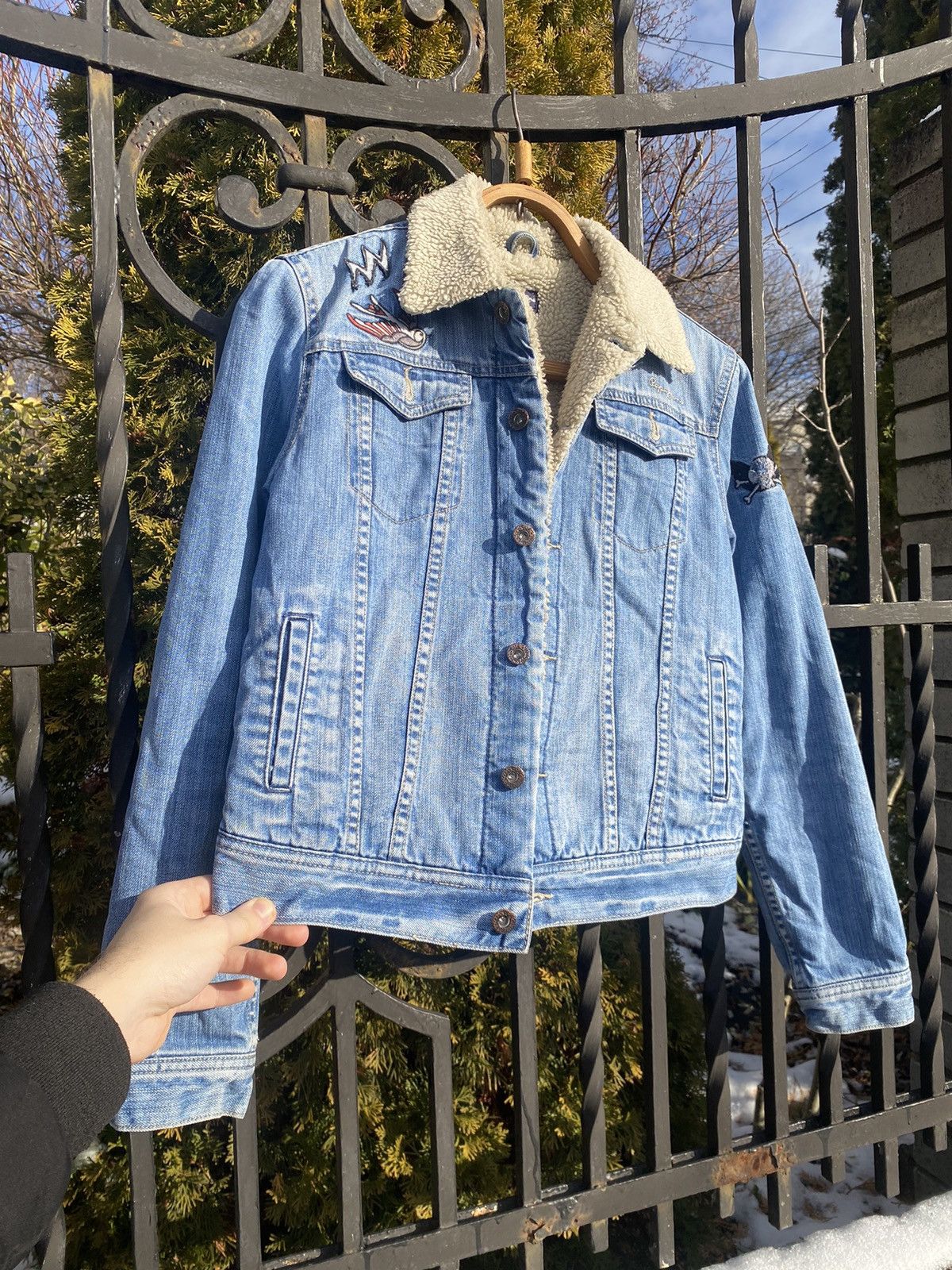 Pepe Jeans × Vintage Pepe Jeans London Denim Woman Jacket Blue Size M / US 6-8 / IT 42-44 - 2 Thumbnail