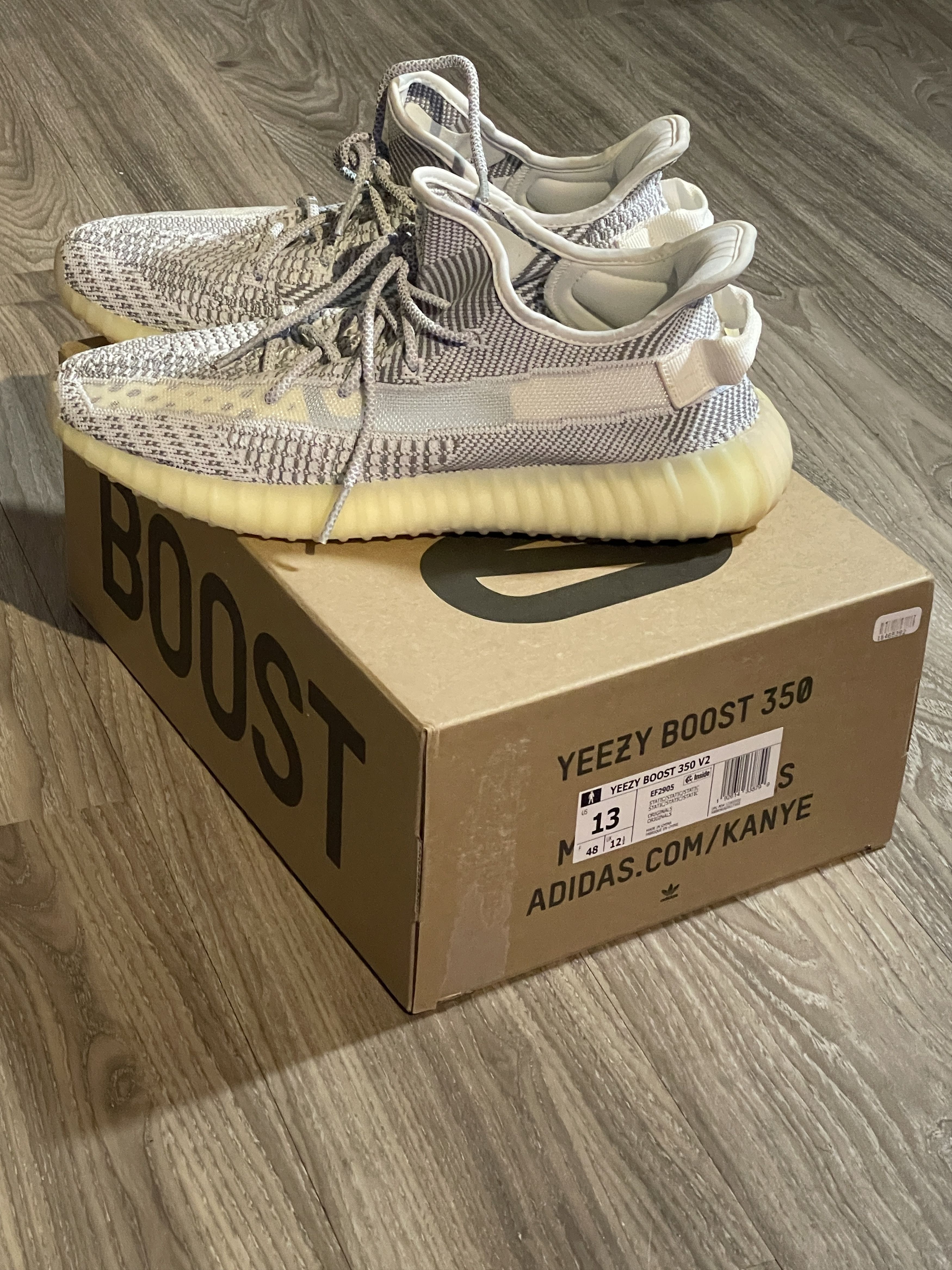 Yeezy adidas Yeezy Boost 350 V2 Cloud White Size US 13 / EU 46 - 3 Thumbnail