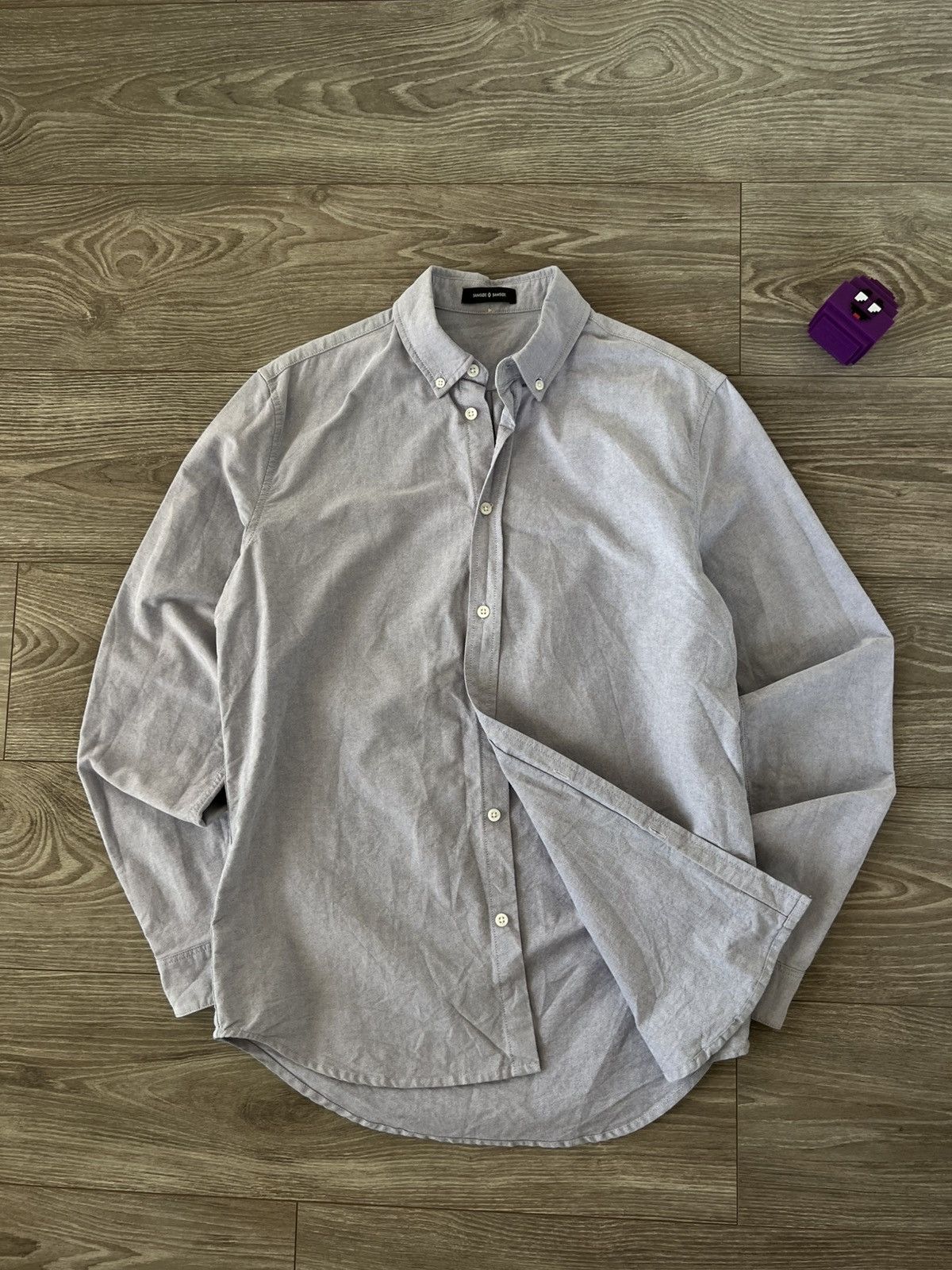Samsoe Samsoe Samsoe Samsoe Basic Helsinki Oxford Button Up Casual Shirt Size US M / EU 48-50 / 2 - 2 Thumbnail