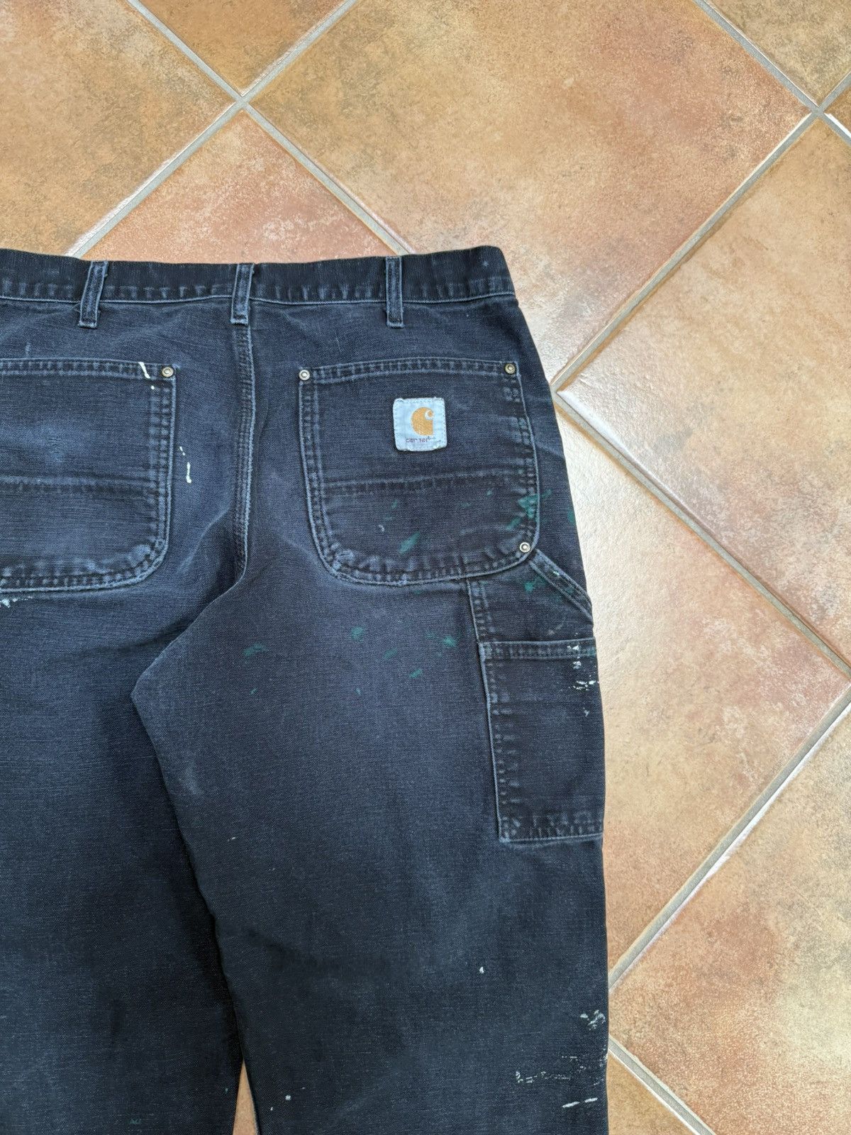 Carhartt Vintage Faded and Distressed Carhartt Double Knees Size US 33 - 14 Thumbnail