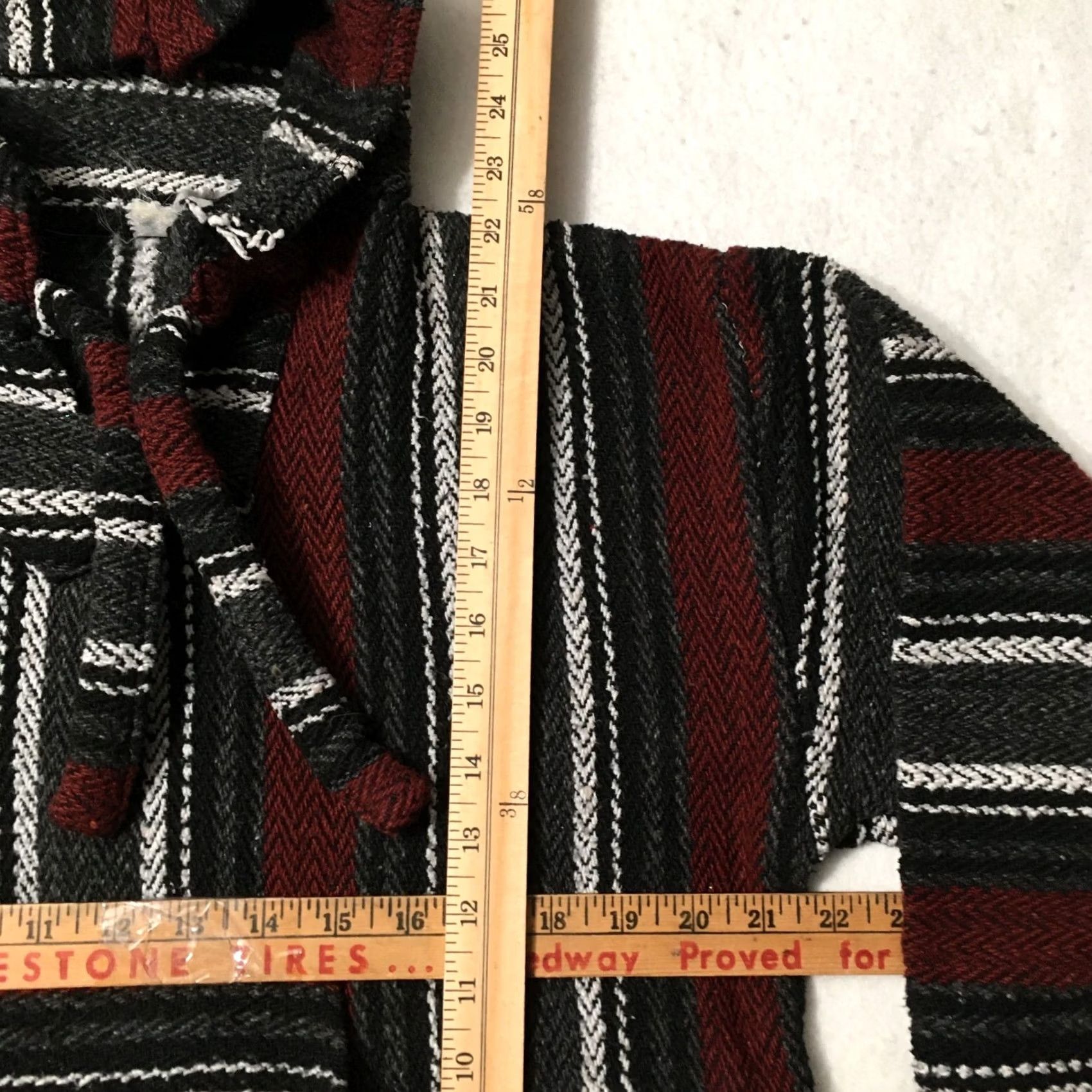 Sunspel sunspec Hoodie Men Size XS Multicolored Striped Hippie Boho Knit Drug Rug Size US XS / EU 42 / 0 - 2 Thumbnail