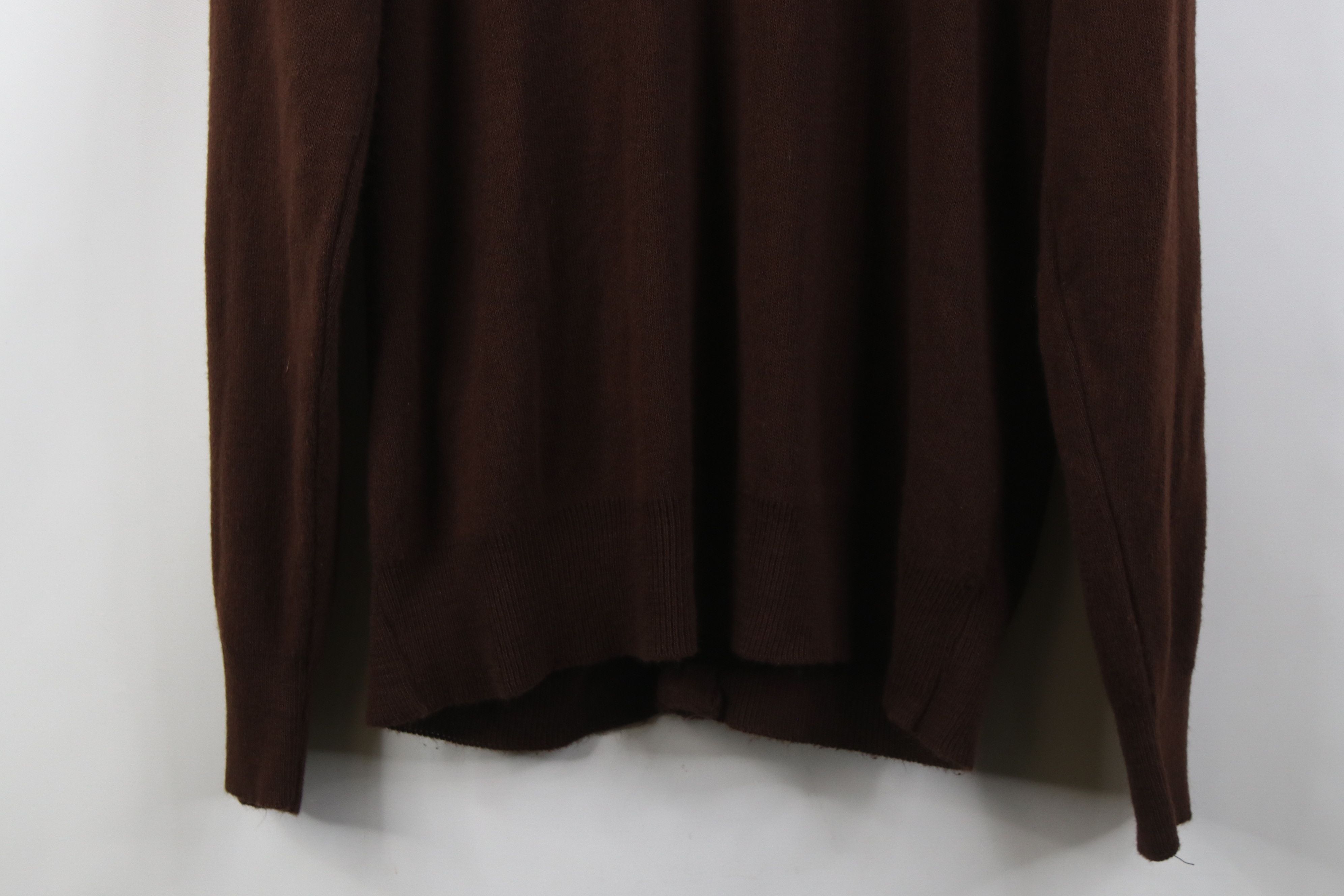 Vintage Vintage 70s Streetwear Soft Knit Cardigan Sweater Brown USA Size US L / EU 52-54 / 3 - 11 Thumbnail