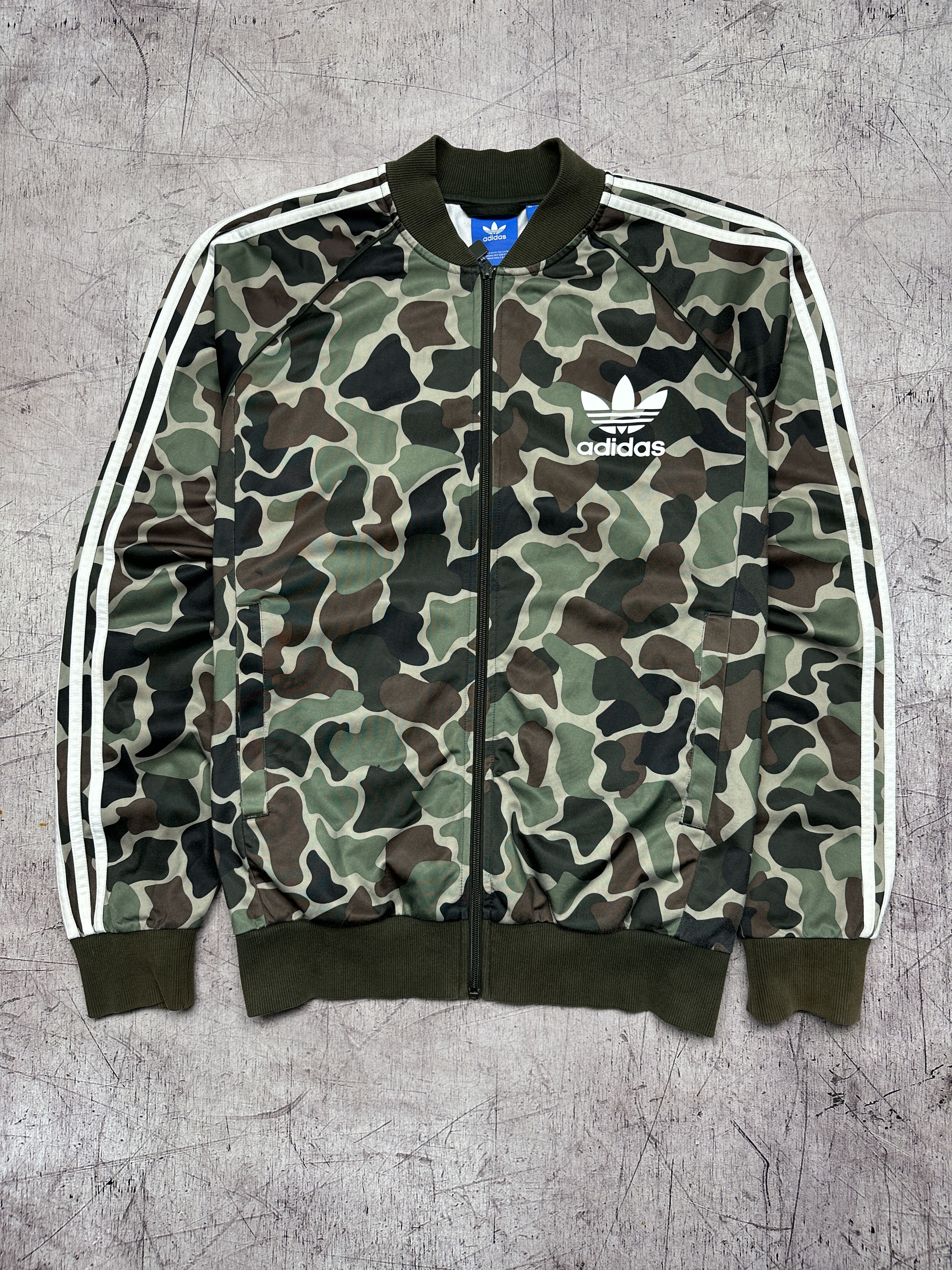Adidas Adidas Mens Track Top Bomber Jacket Size US XL / EU 56 / 4 - 1 Thumbnail