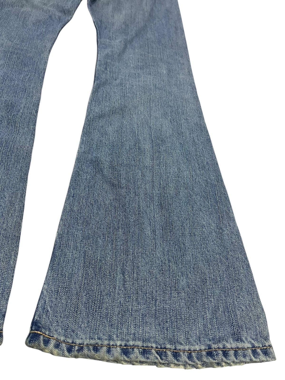 If Six Was Nine SUPER FLARE💥 VINTAGE EDWIN WASHED BLUE DENIM PANTS Size 32" / US 10 / IT 46 - 13 Thumbnail