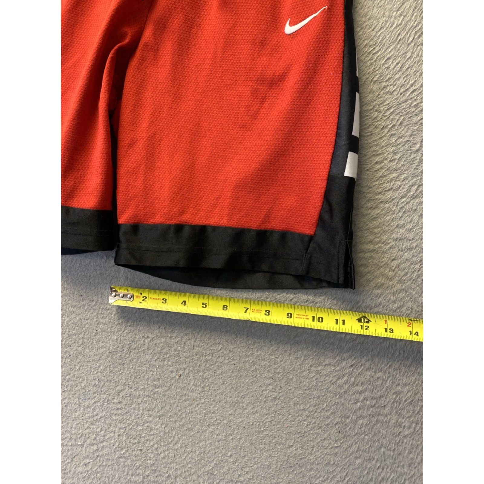 Nike Nike Mens Basketball Shorts M Red Dri-FIT Elite Pockets Stripe /0527 Size US 32 / EU 48 - 7 Thumbnail